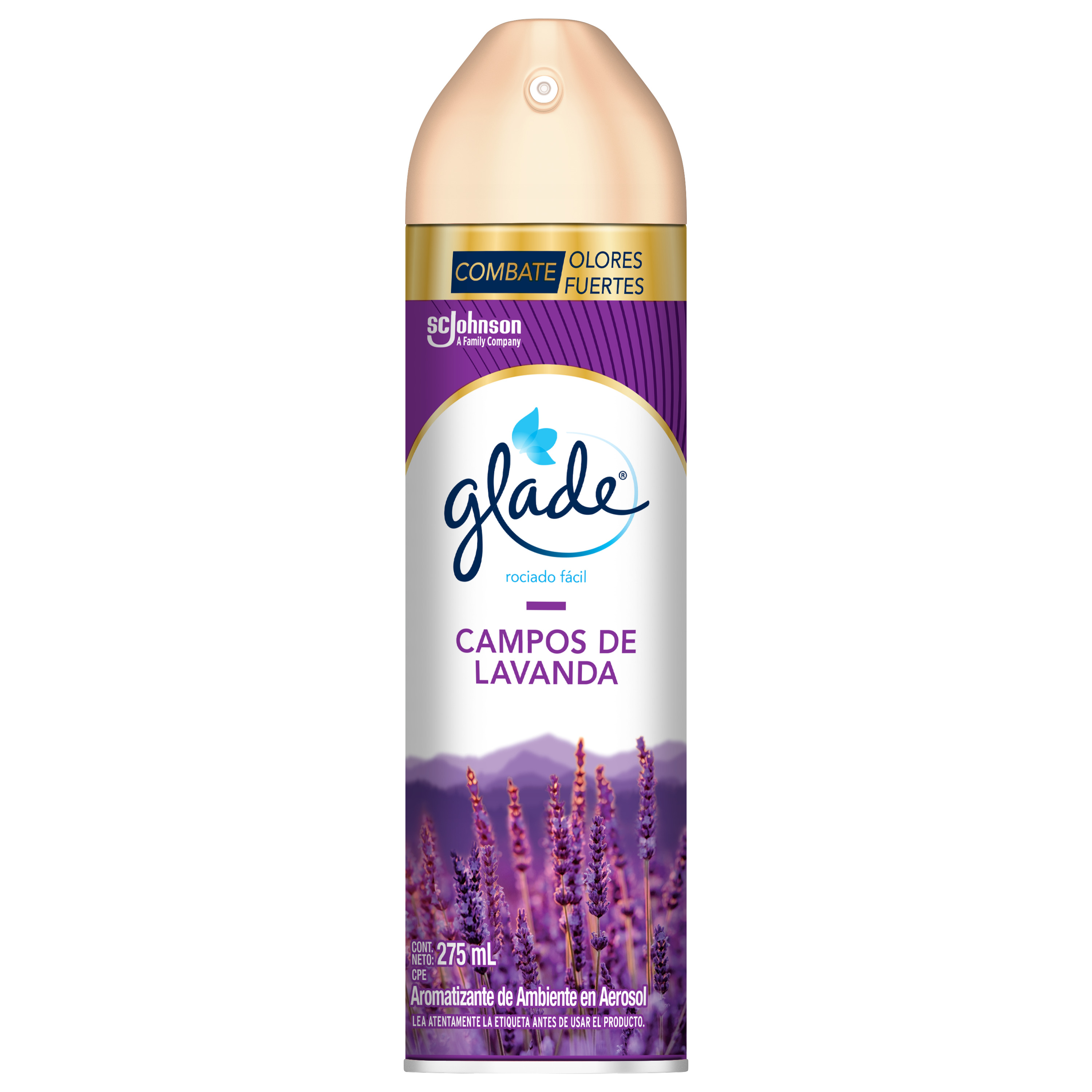 Glade Aerosol Campos de Lavanda 275ml