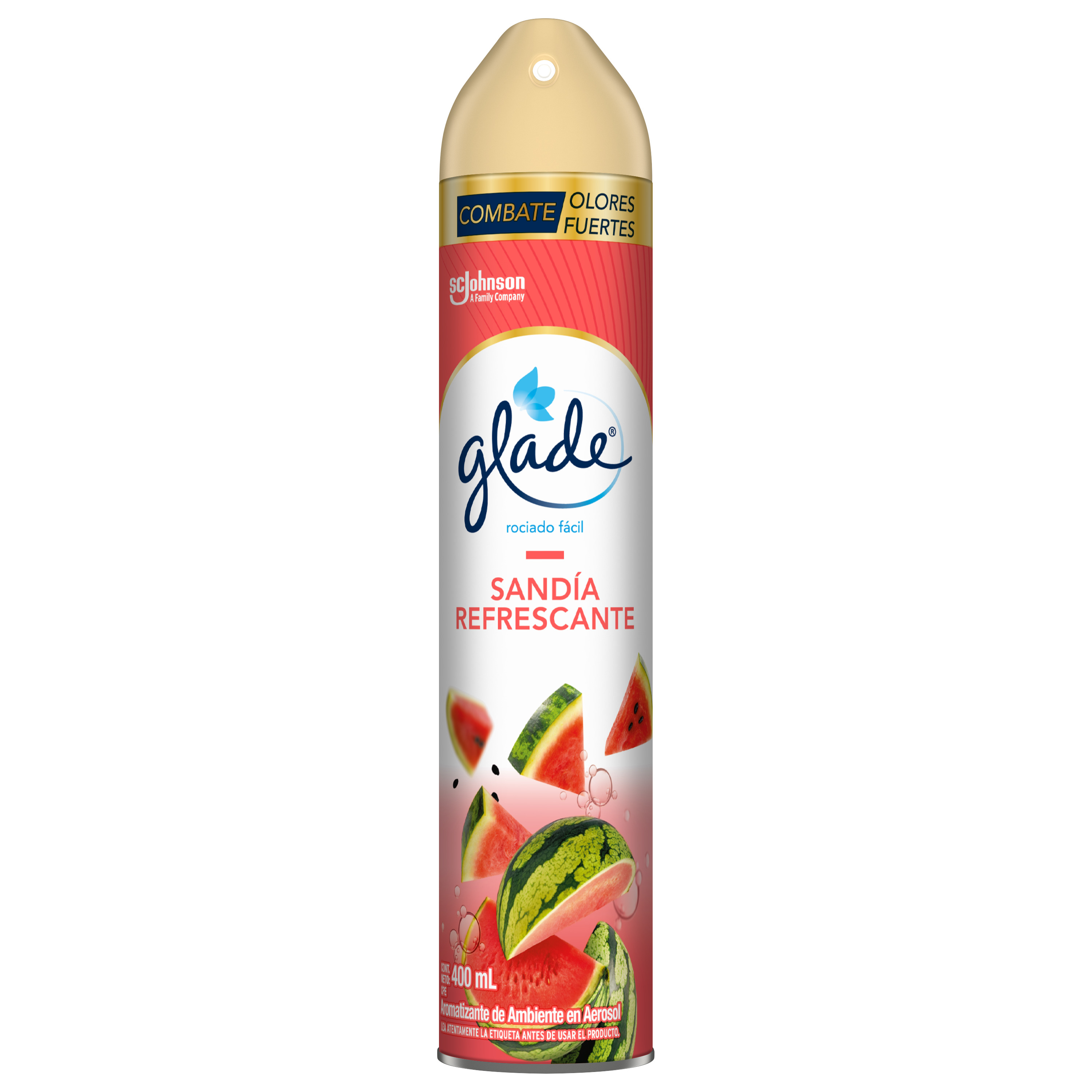 Aromatizante en Aerosol Glade Sandía Refrescante 400ml