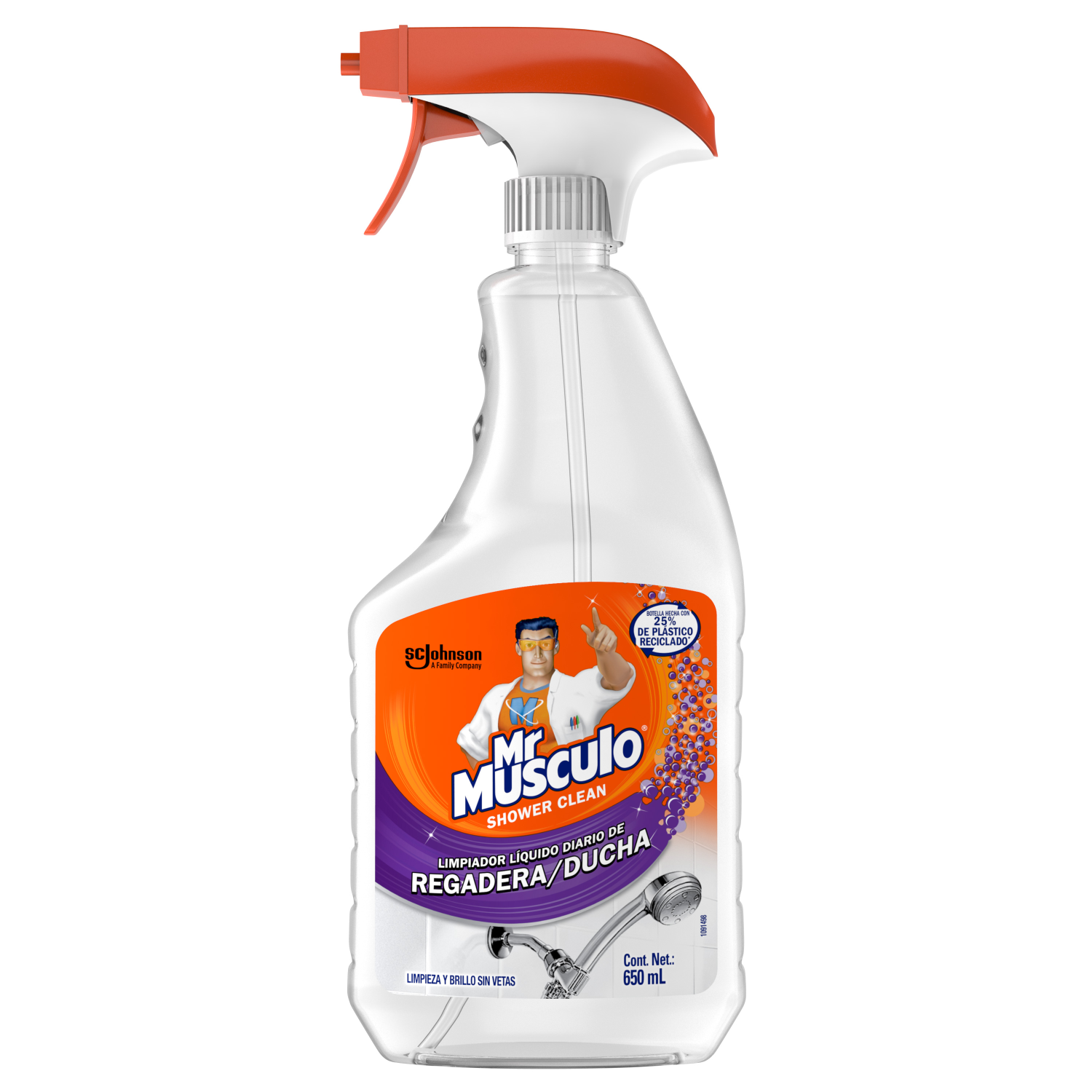 Mr. Músculo Baño, Shower Clean, Gatillo 650mL