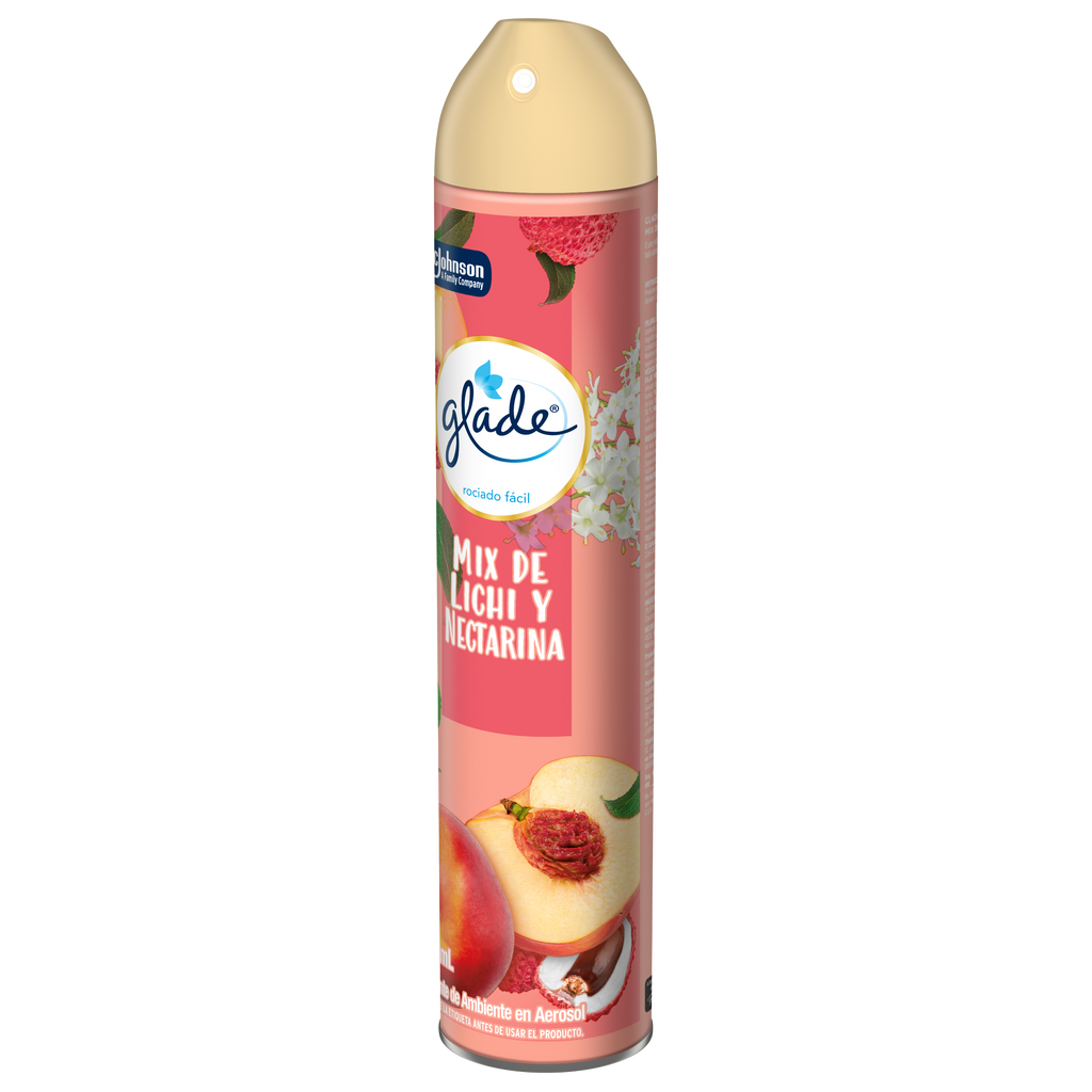 Glade Aromatizante en Aerosol Mix de lichi y nectarina 400 ml