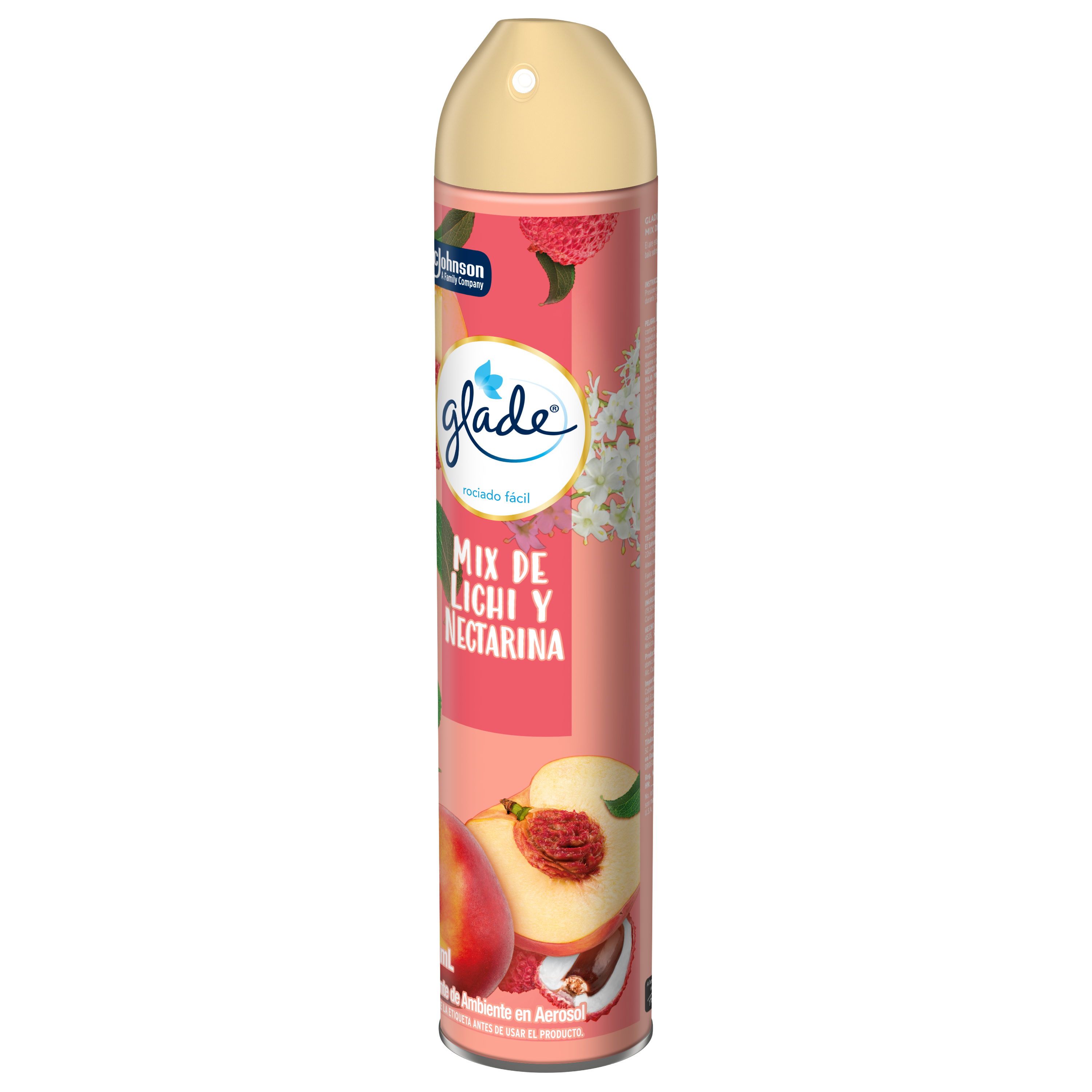 Glade Aromatizante en Aerosol Mix de lichi y nectarina 400 ml