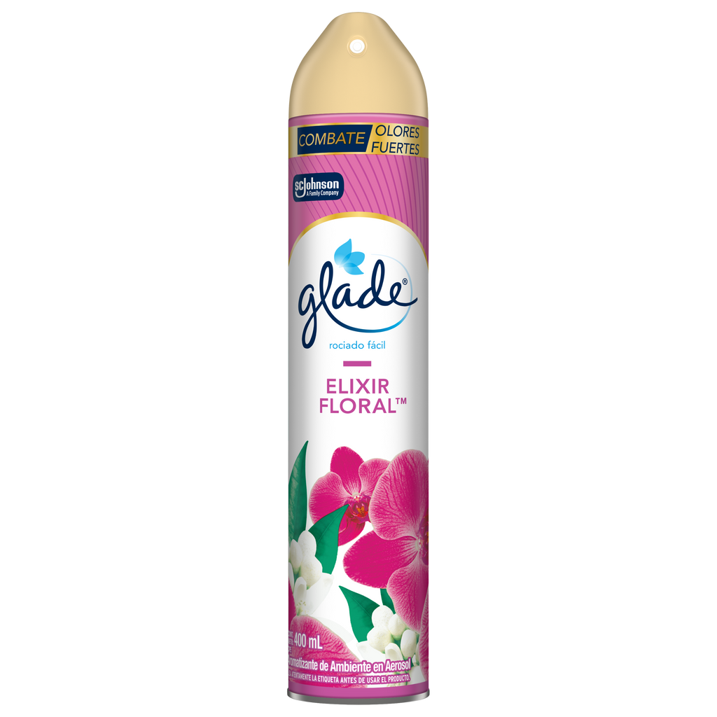 Glade Aromatizante en Aerosol Elixir Floral 400ml