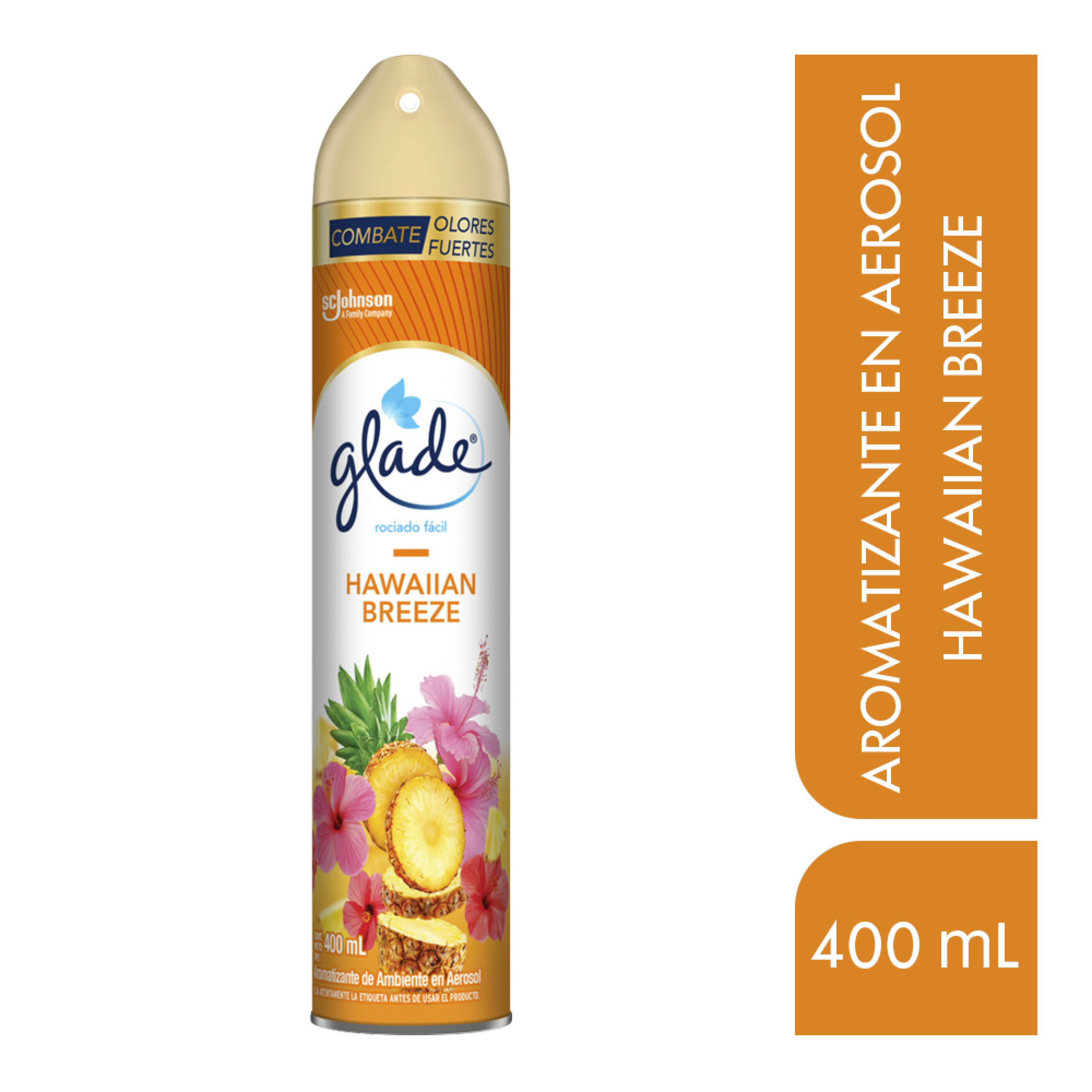 Glade Aromatizante Aerosol Hawaiian Breeze, 400ml