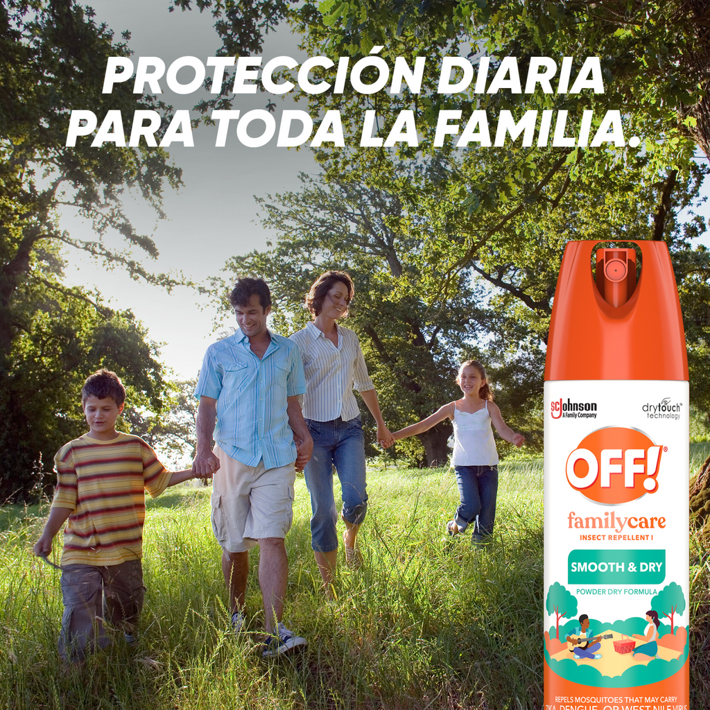 OFF! Family Smooth & Dry Repelente de Insectos en Aerosol 113gr