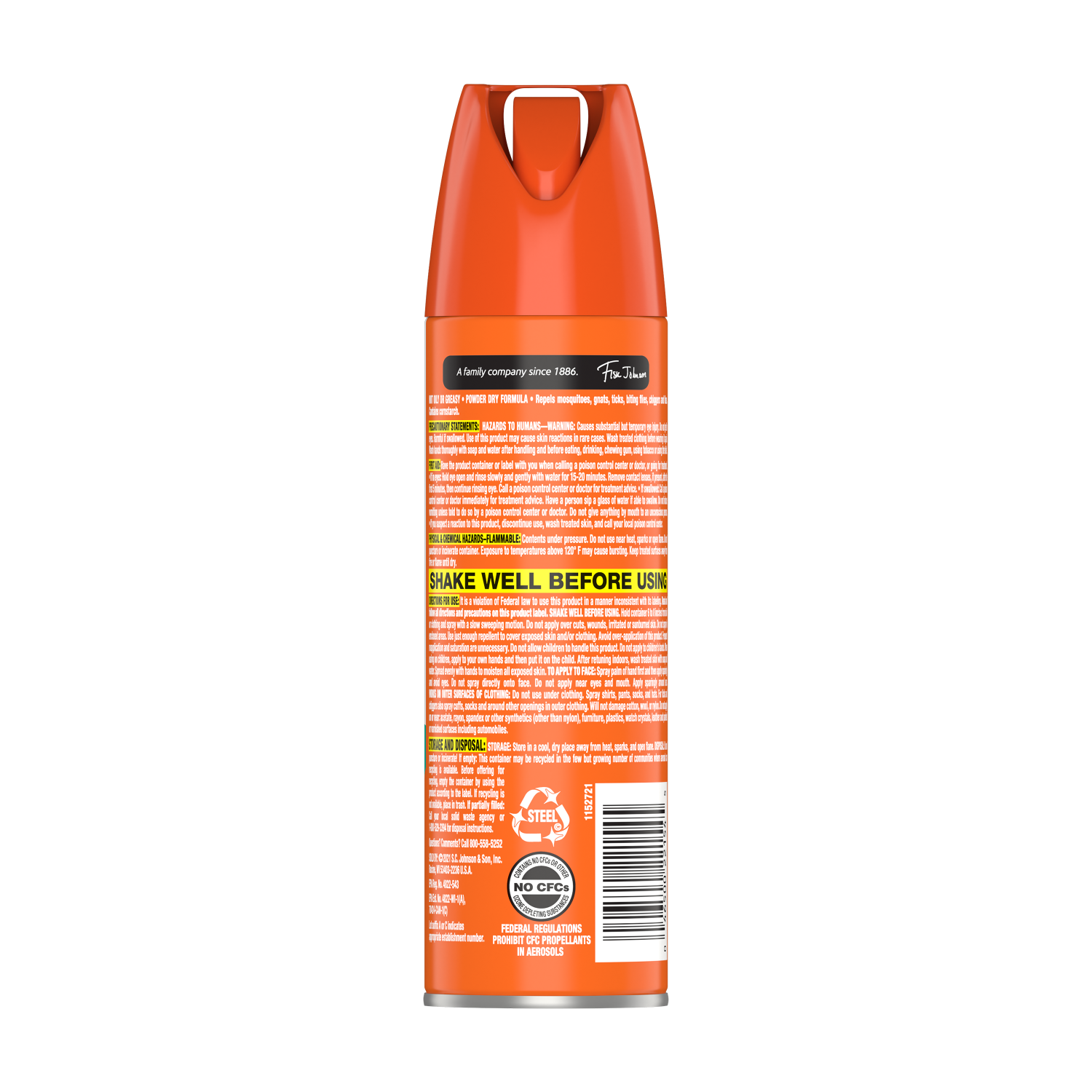 OFF! Family Smooth & Dry Repelente de Insectos en Aerosol 113gr