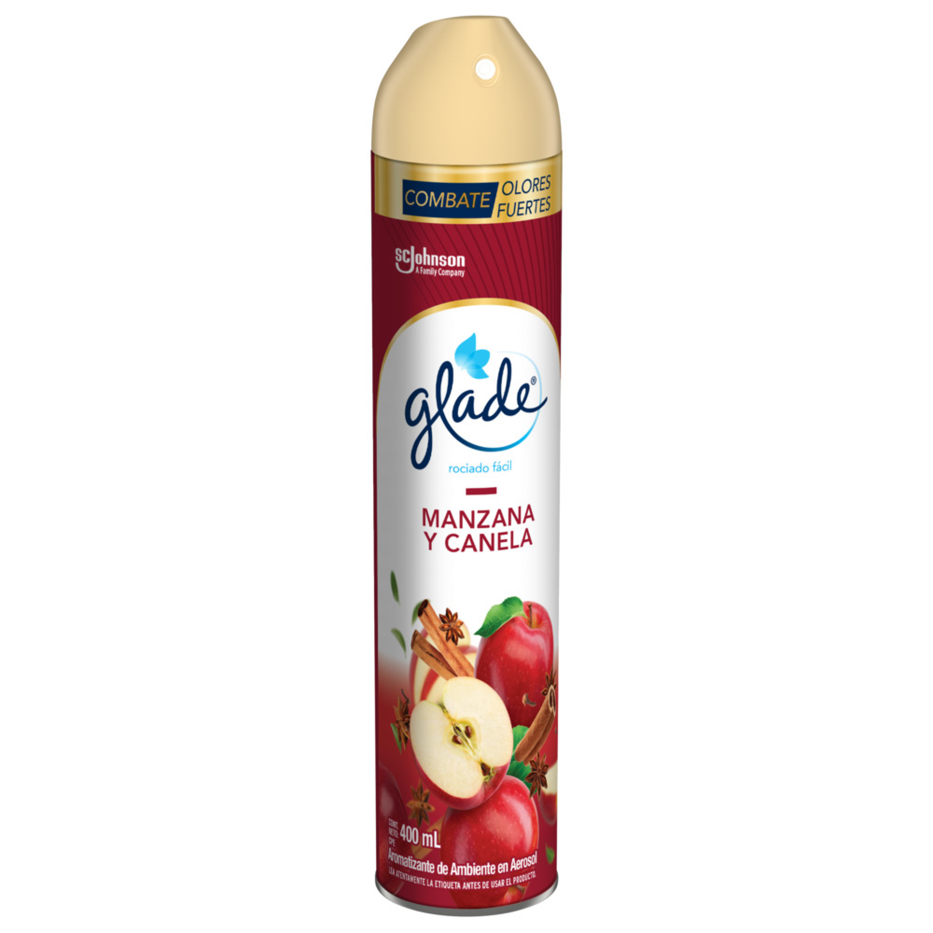Glade Aromatizante Aerosol Manzana Canela, 400ml