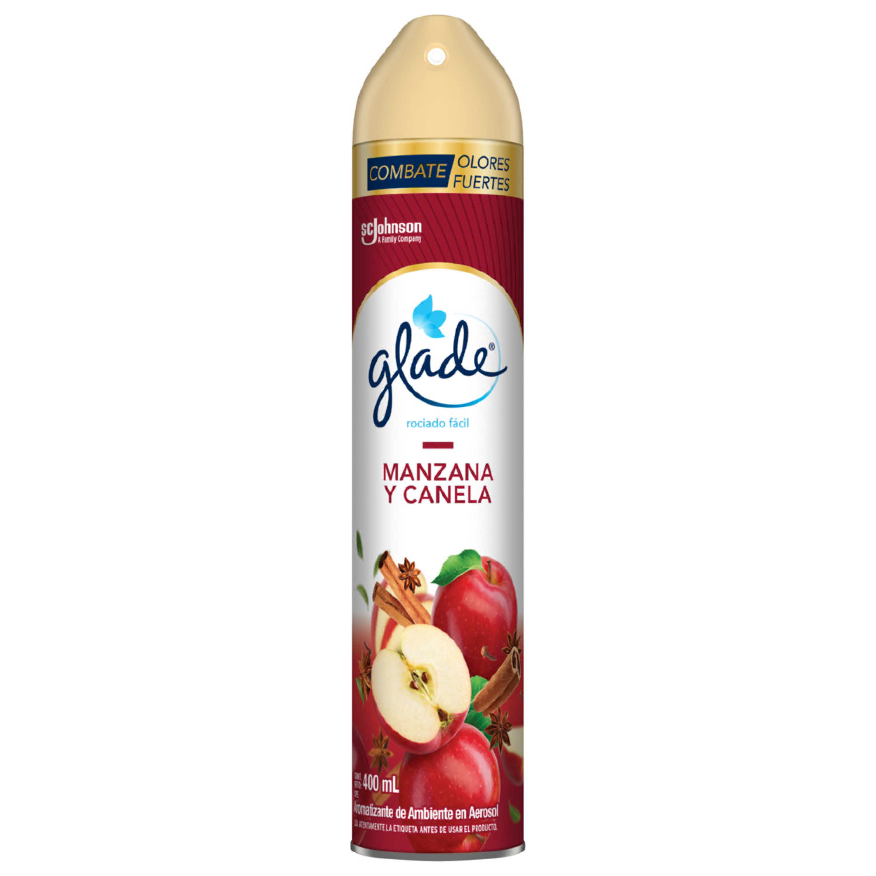 Glade Aromatizante Aerosol Manzana Canela, 400ml