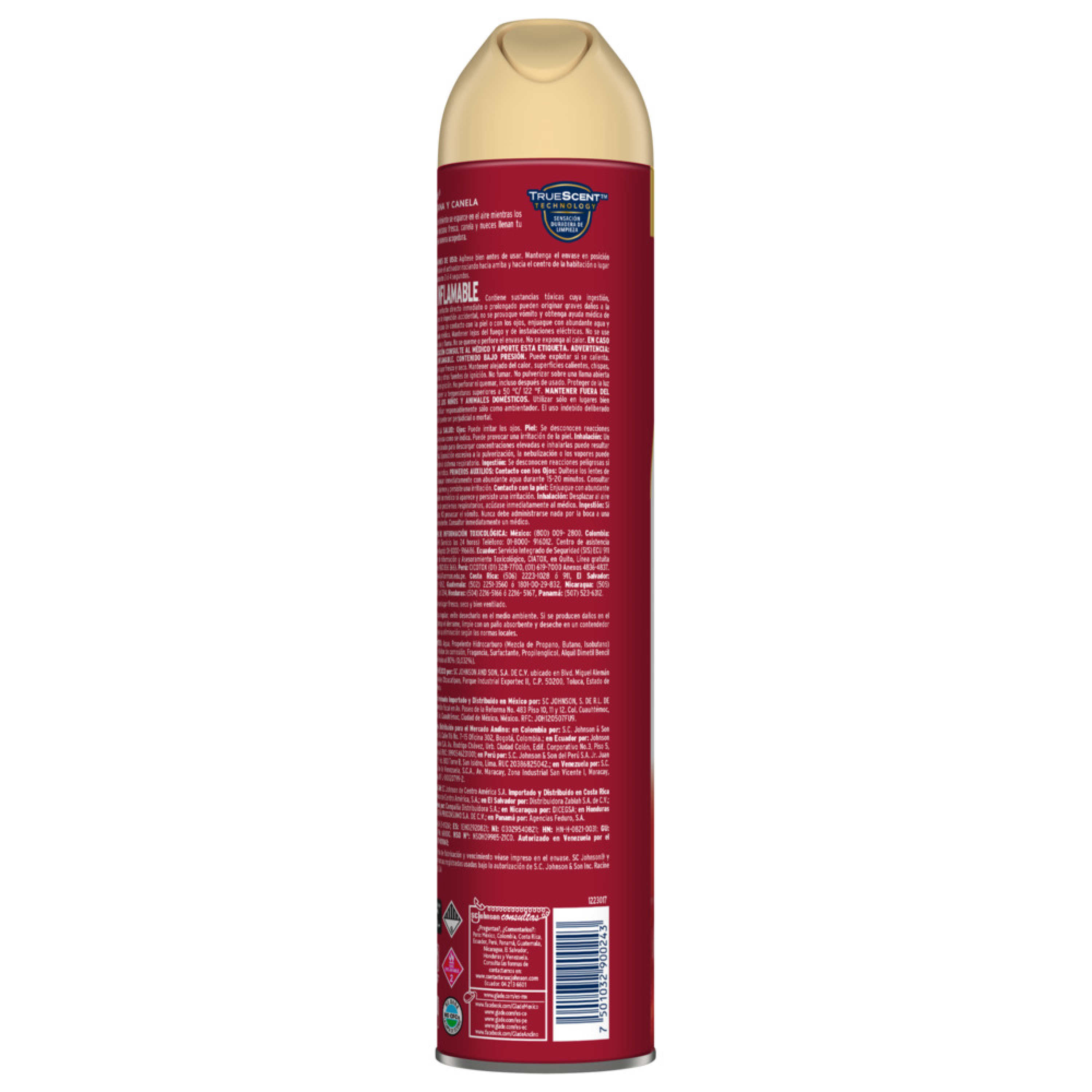 Glade Aromatizante Aerosol Manzana Canela, 400ml
