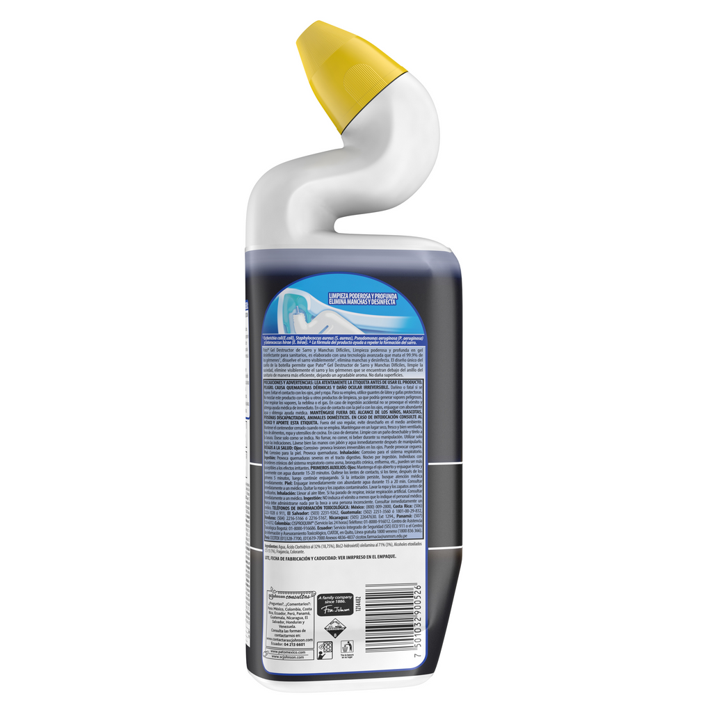 Pato® Gel Destructor de Sarro y Manchas Difíciles Energía Cítrica 710 mL