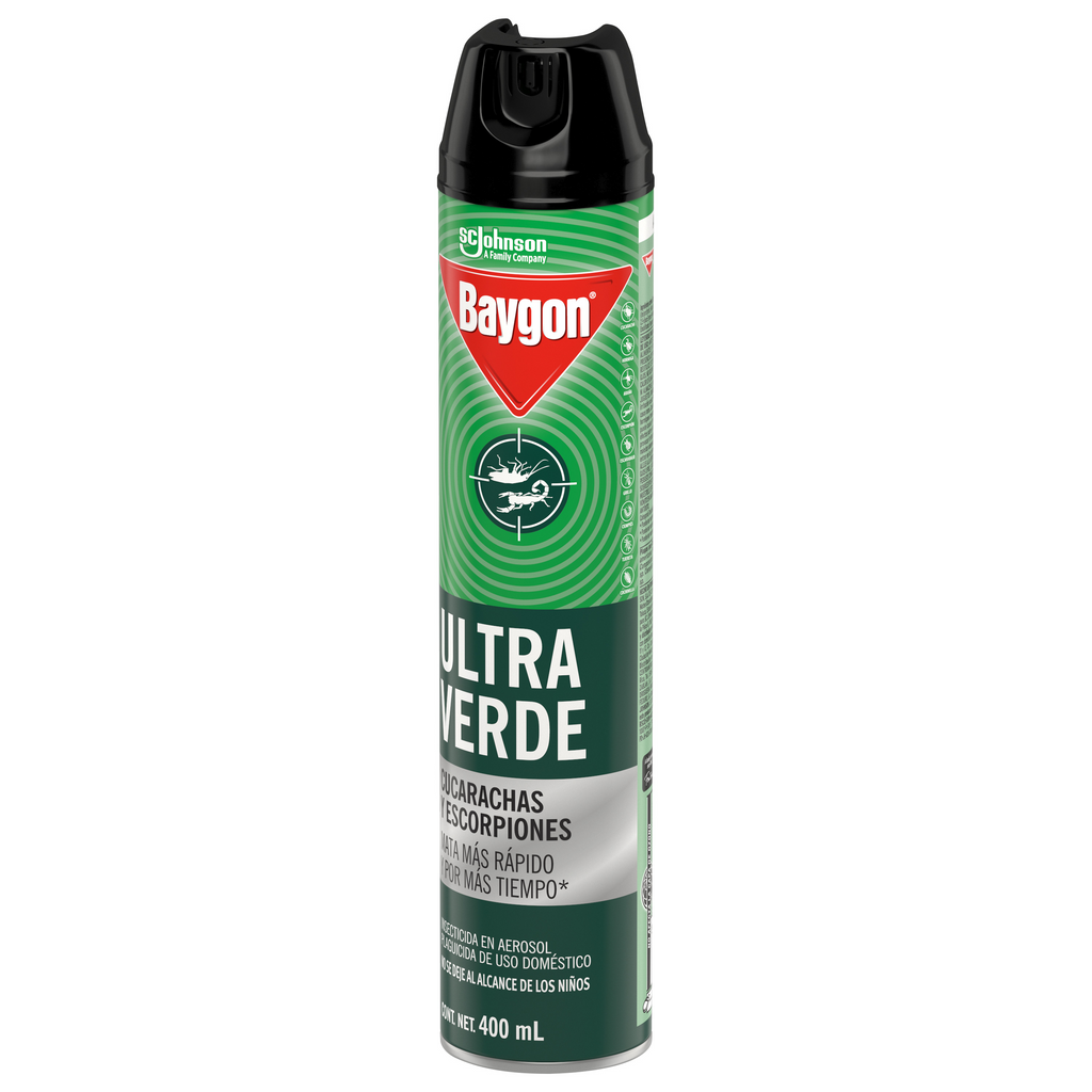 Baygon Ultra verde Insecticida en Aerosol 400 mL