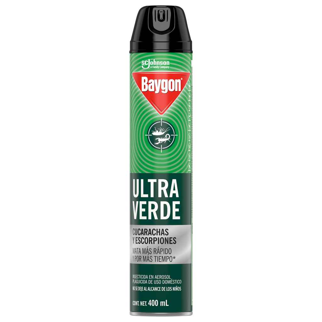 Baygon Ultra verde Insecticida en Aerosol 400 mL