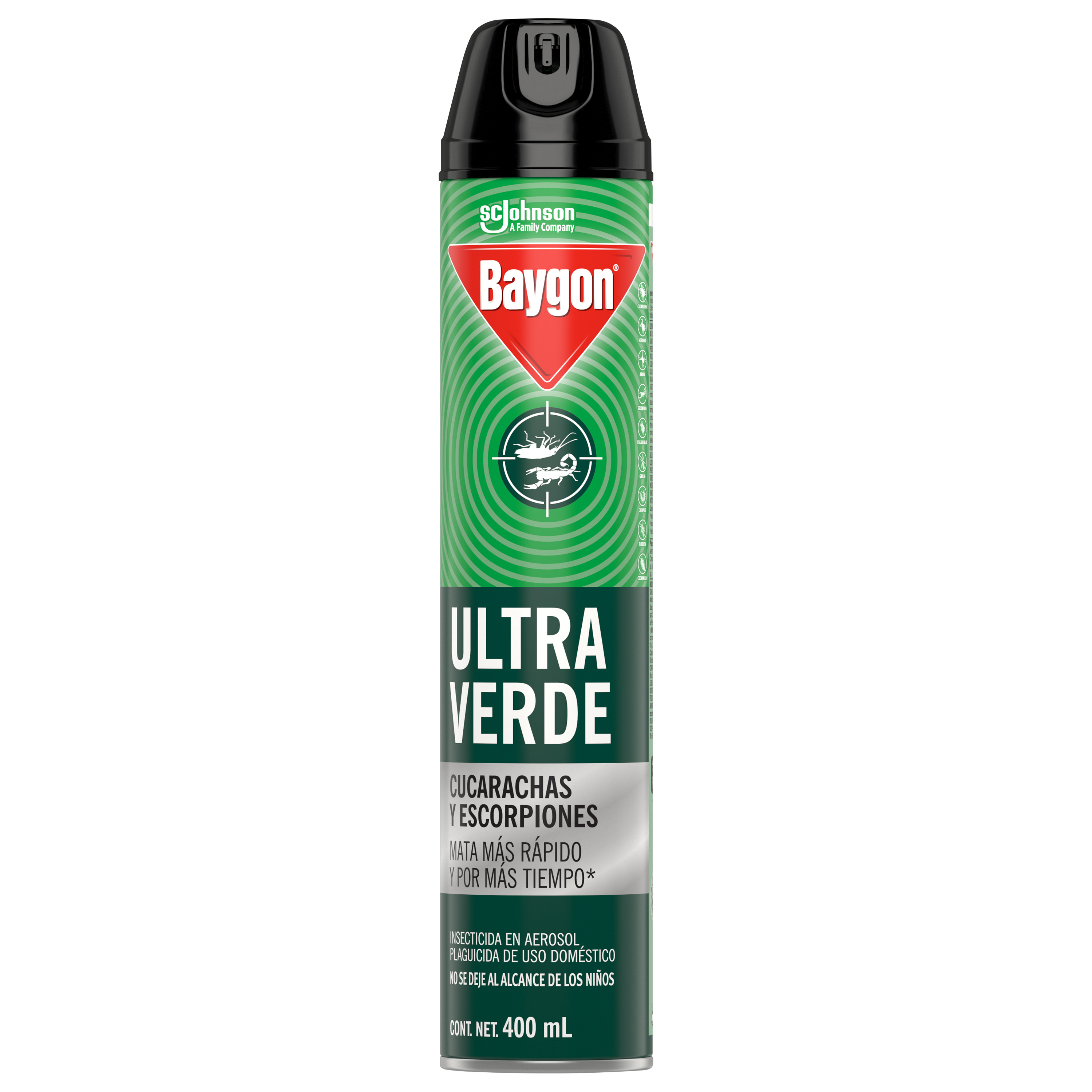 Baygon Ultra verde Insecticida en Aerosol 400 mL