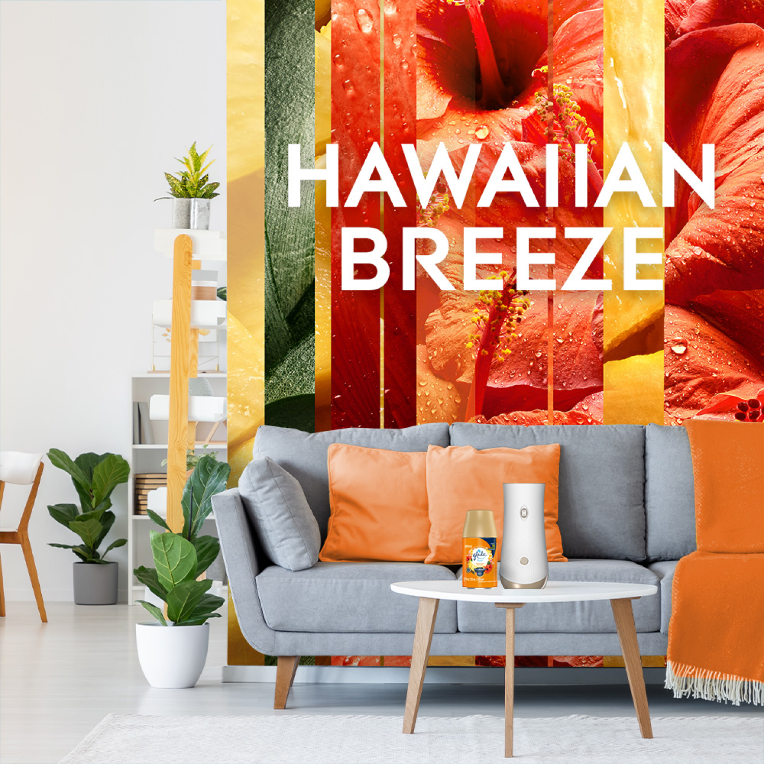 Glade® Aromatizante Automático en Aerosol Hawaiian Breeze 175 g Repuesto