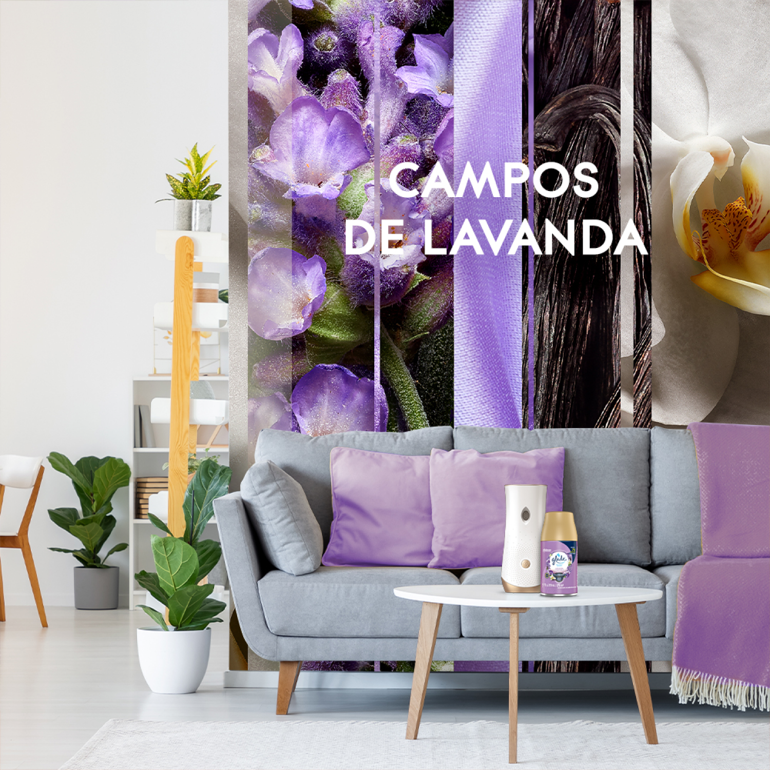 Glade Aromatizante Automático en Aerosol Repuesto Lavanda y Vainilla 175 g