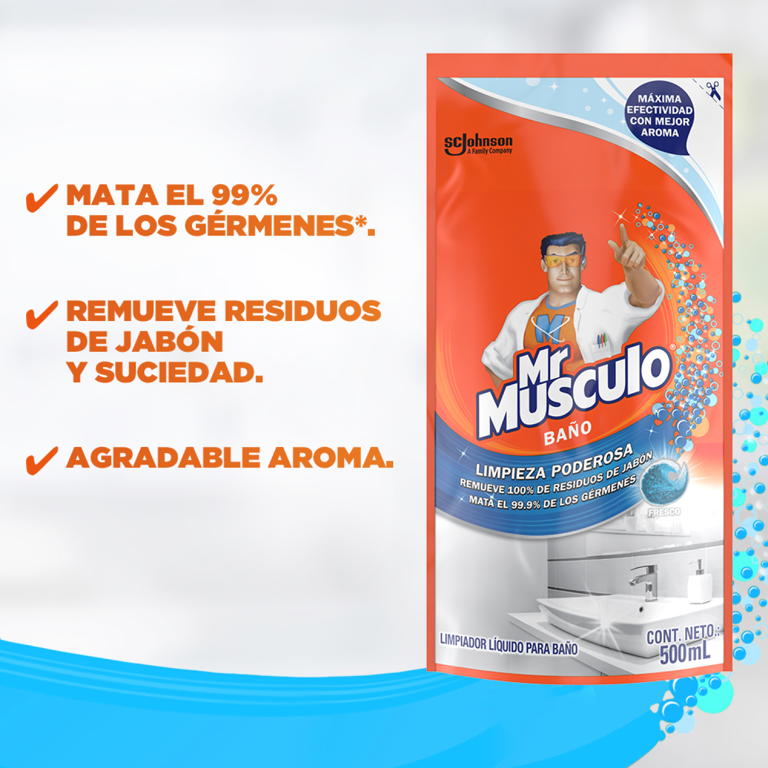 Mr. Músculo Baños Repuesto 500mL