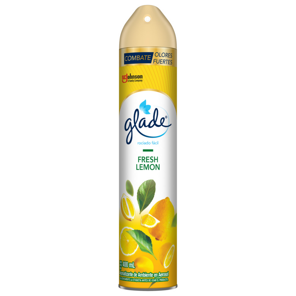 Glade Aromatizante Aerosol Fresh Lemon 400ml