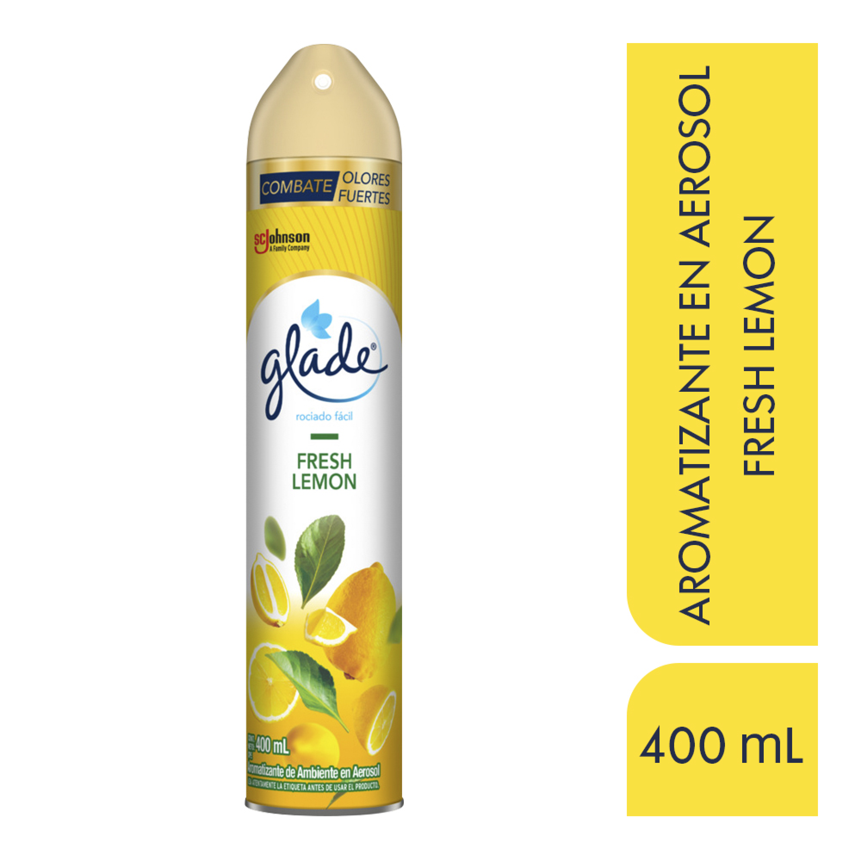 Glade Aromatizante Aerosol Fresh Lemon 400ml