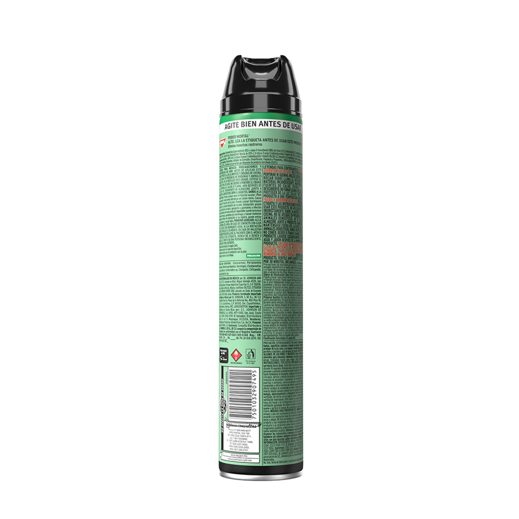 Baygon Poder Mortal Insecticida en Aerosol 400 mL