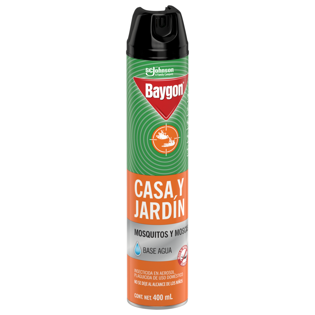 Baygon Insecticida en Aerosol para Casa y Jardín 400 mL