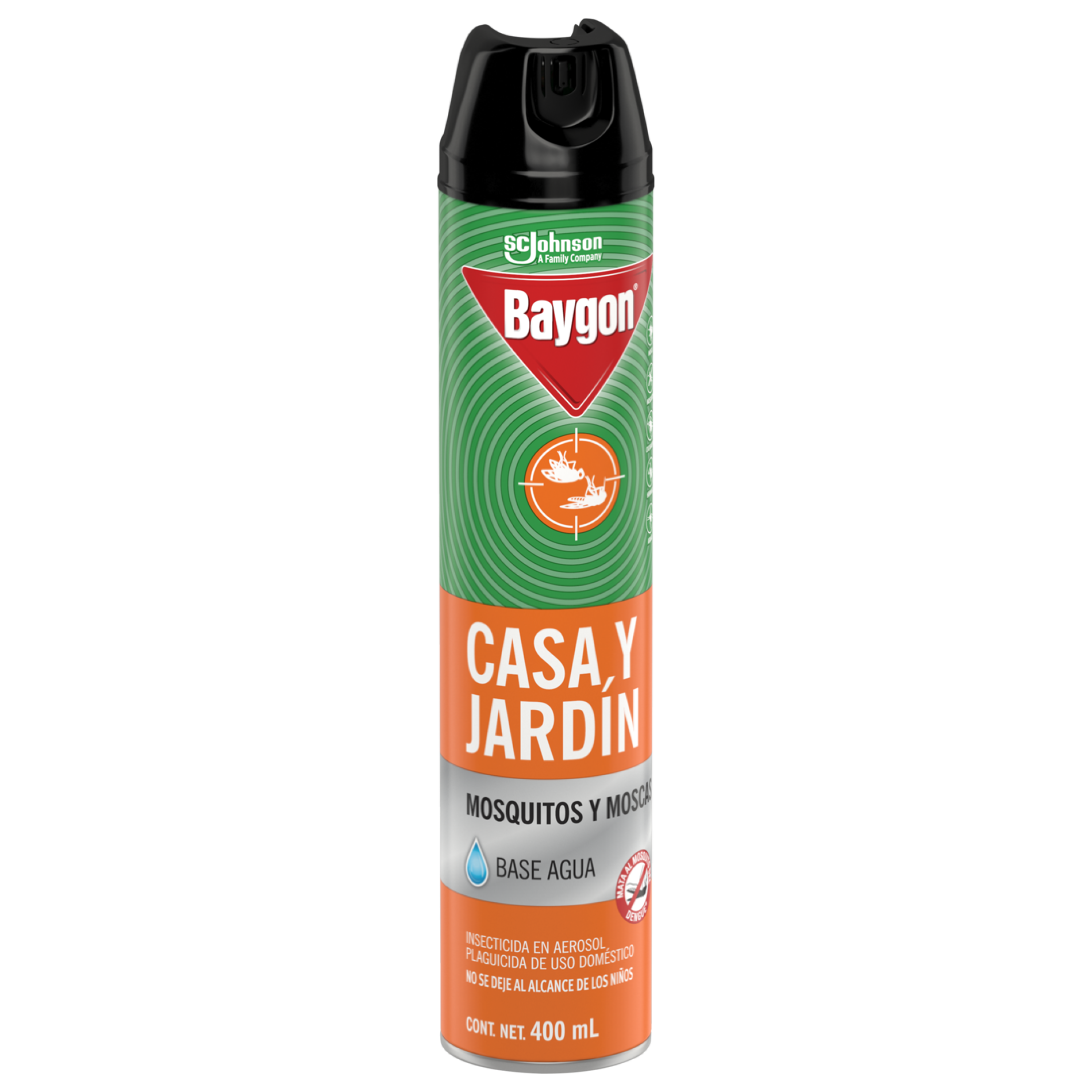 Baygon Insecticida en Aerosol para Casa y Jardín 400 mL