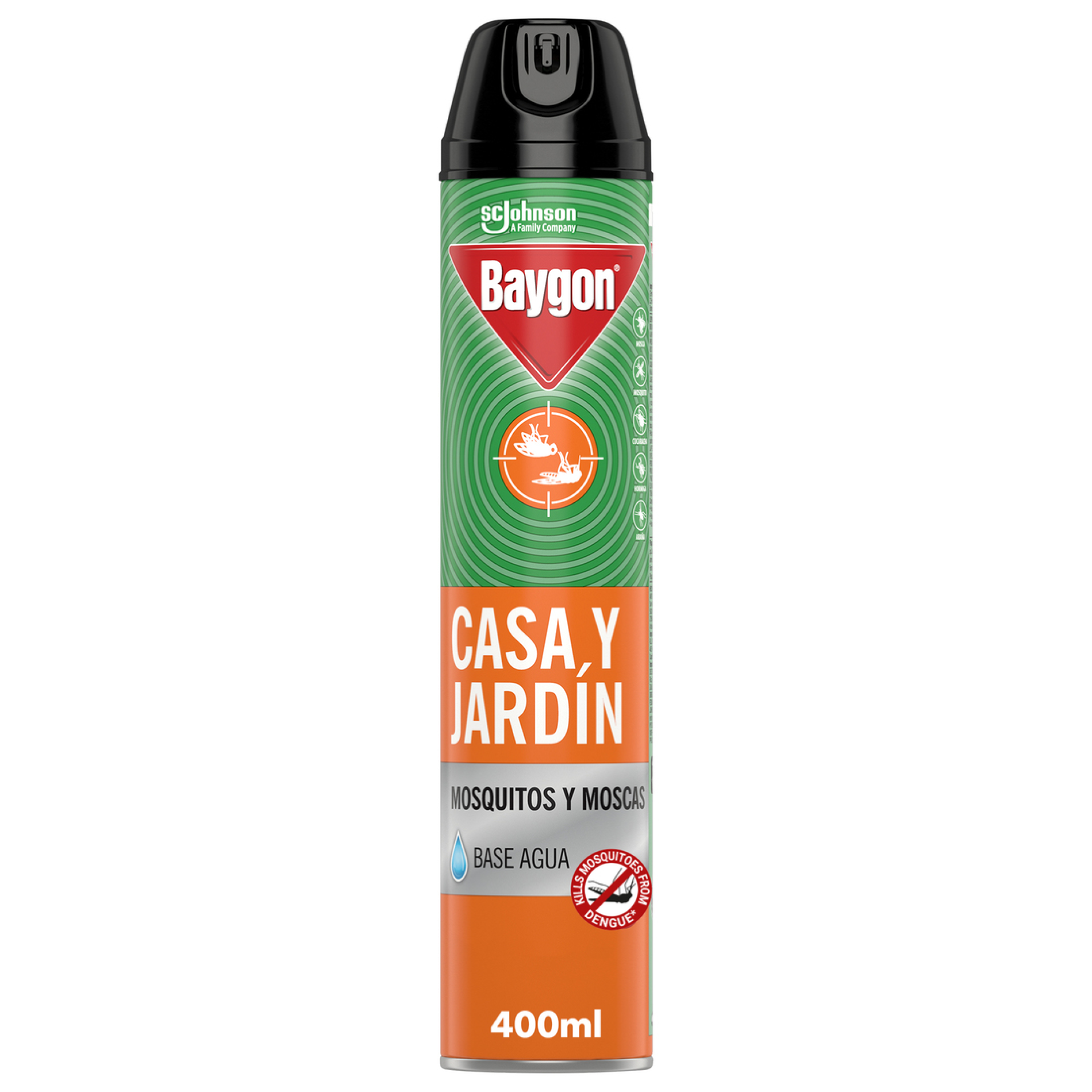 Baygon Insecticida en Aerosol para Casa y Jardín 400 mL
