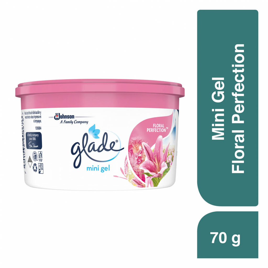 Glade Aromatizante Mini Gel Floral 70g