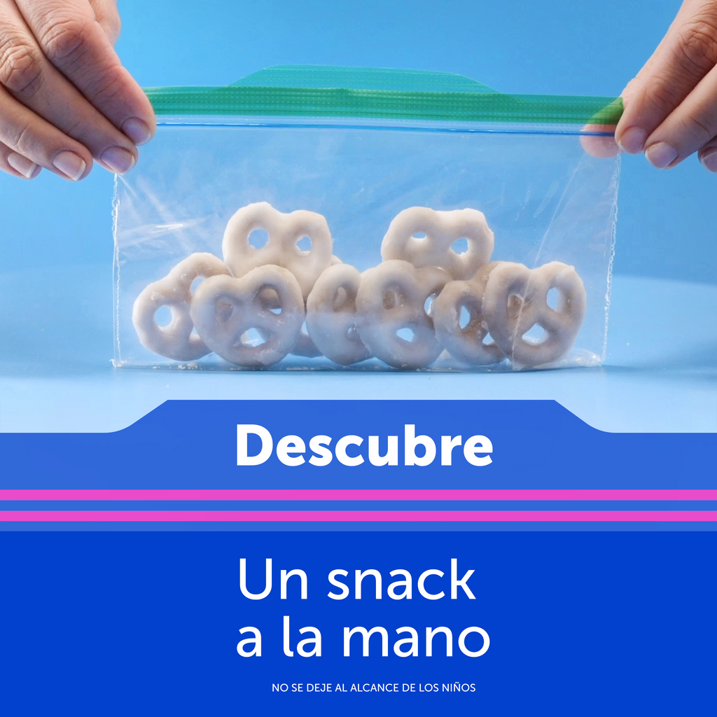 Ziploc Bolsa Reutilizable para Snack 50 piezas