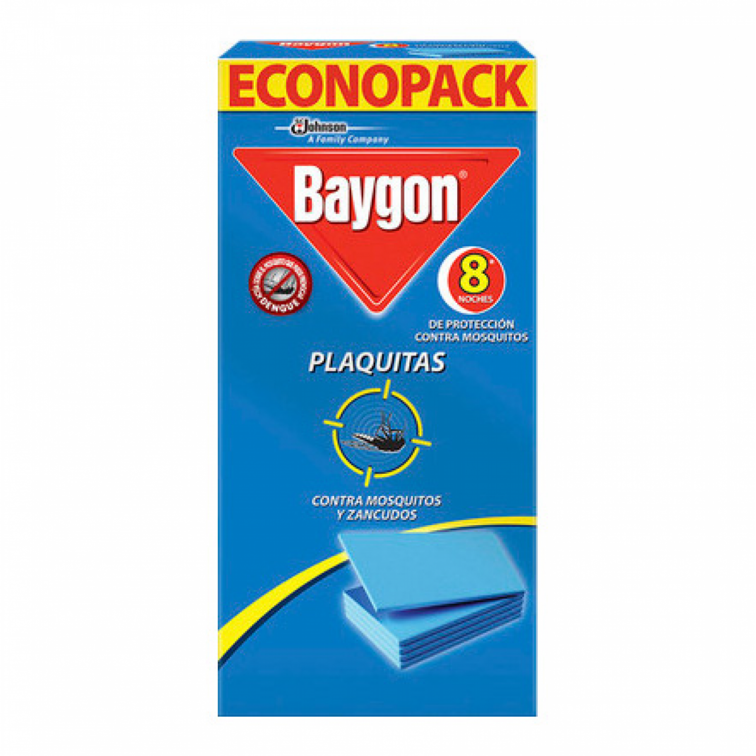 Baygon Insecticida en Lamintas. Repuesto de 8 Unidades