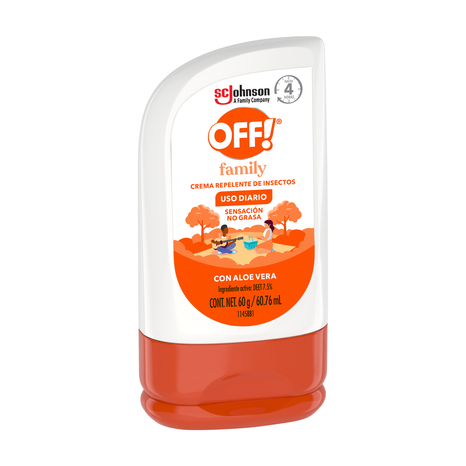 OFF! Family Repelente de Insectos en crema 60ml