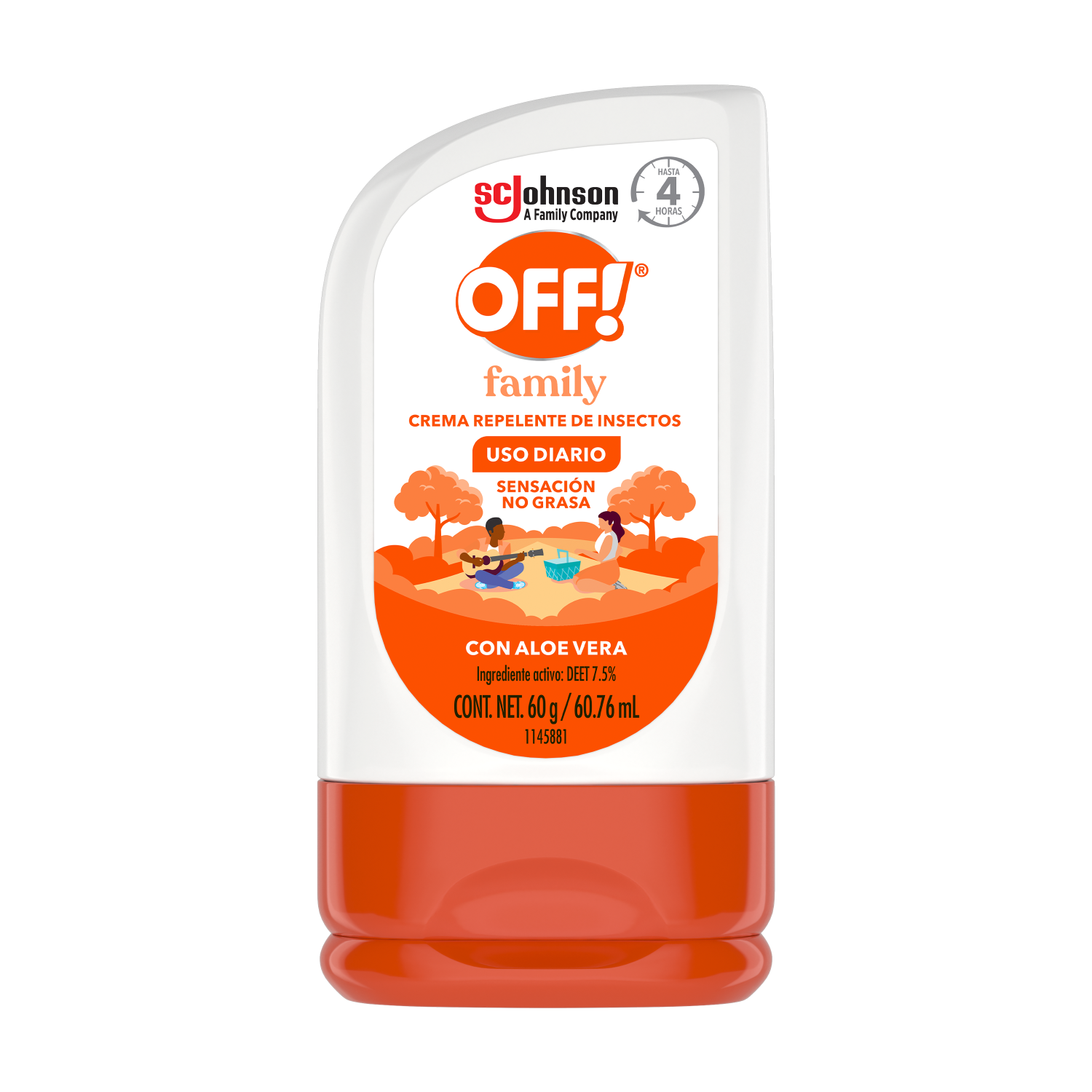 OFF! Family Repelente de Insectos en crema 60ml