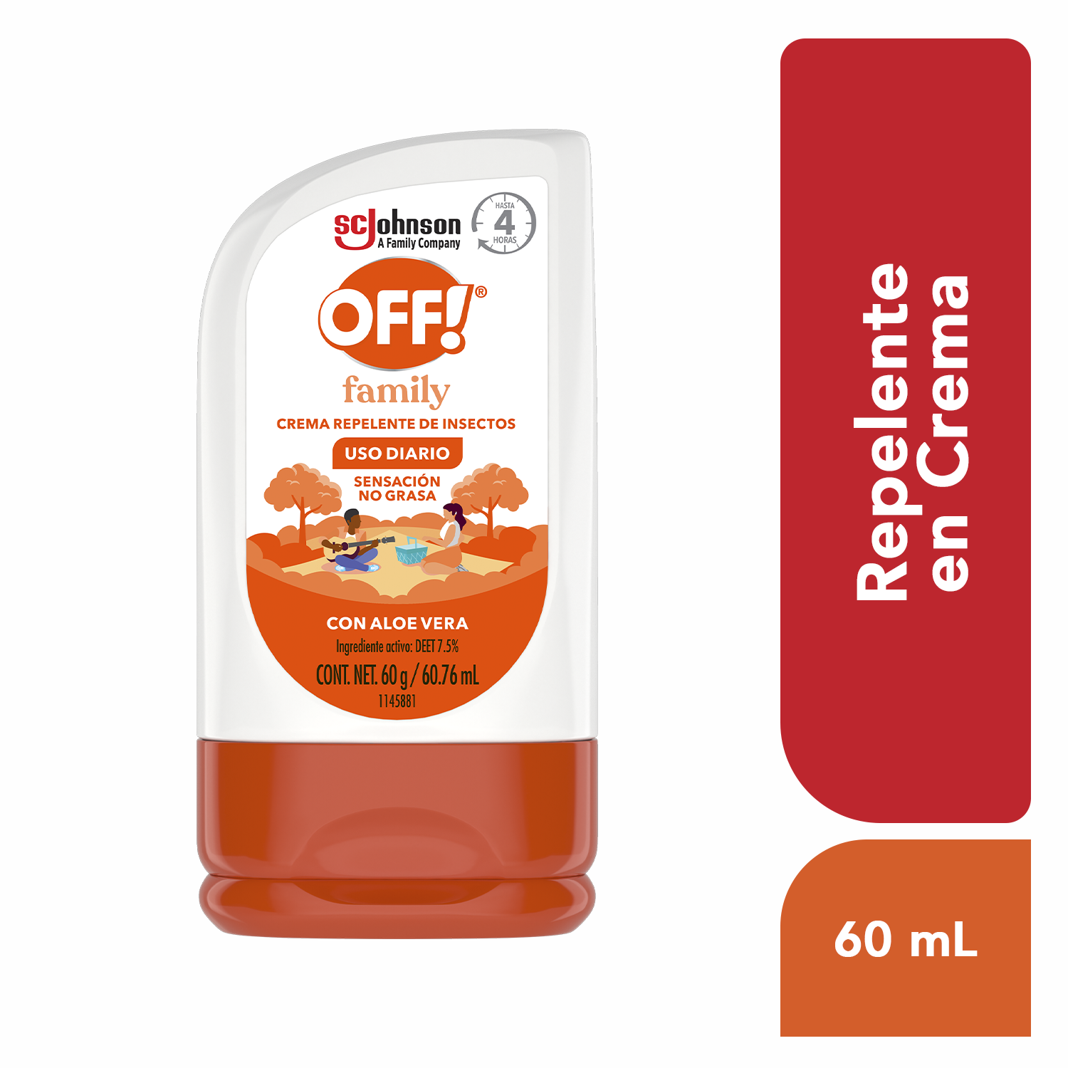 OFF! Family Repelente de Insectos en crema 60ml