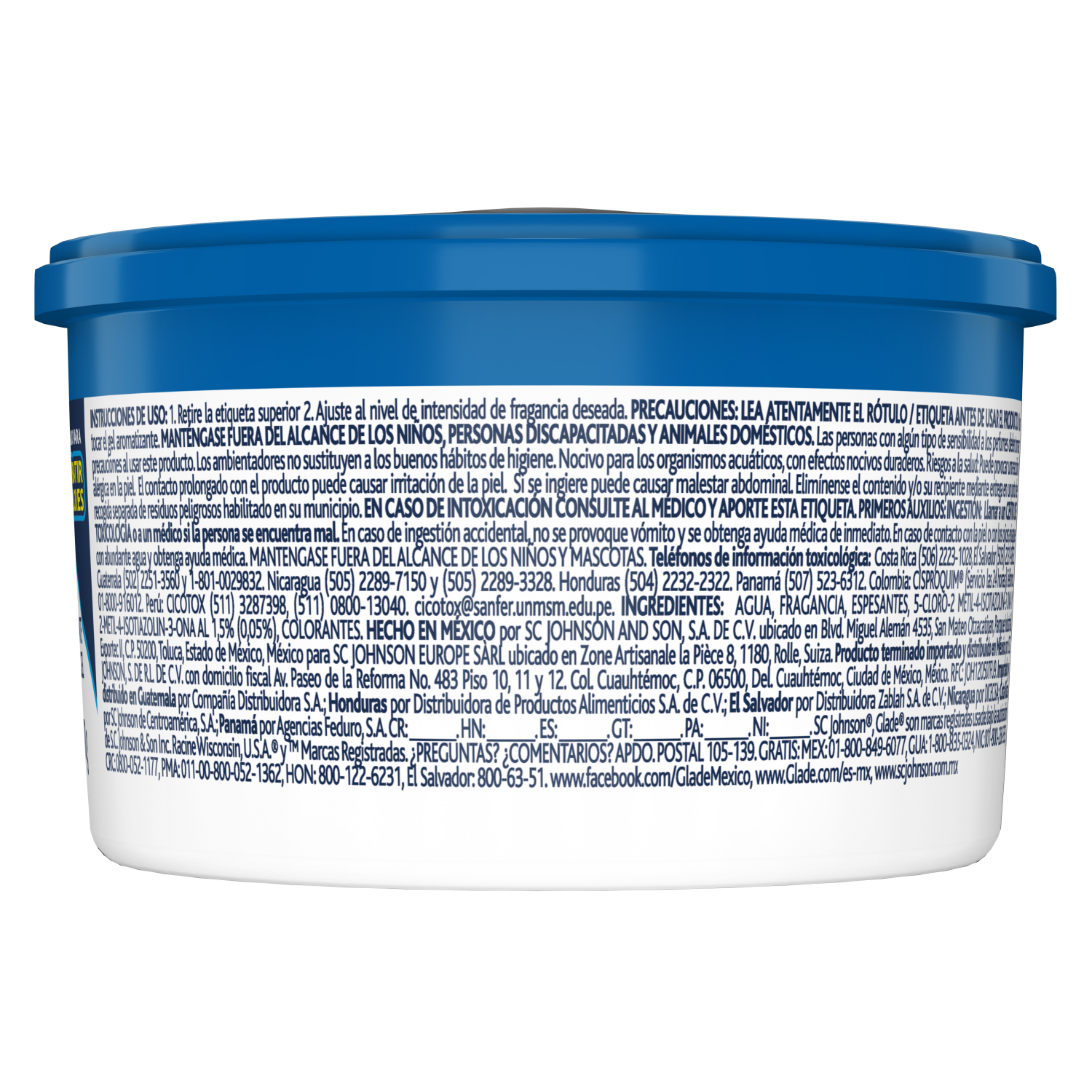 Glade Aromatizante para Carro Mini Gel Car, Blue Odyssey 70g