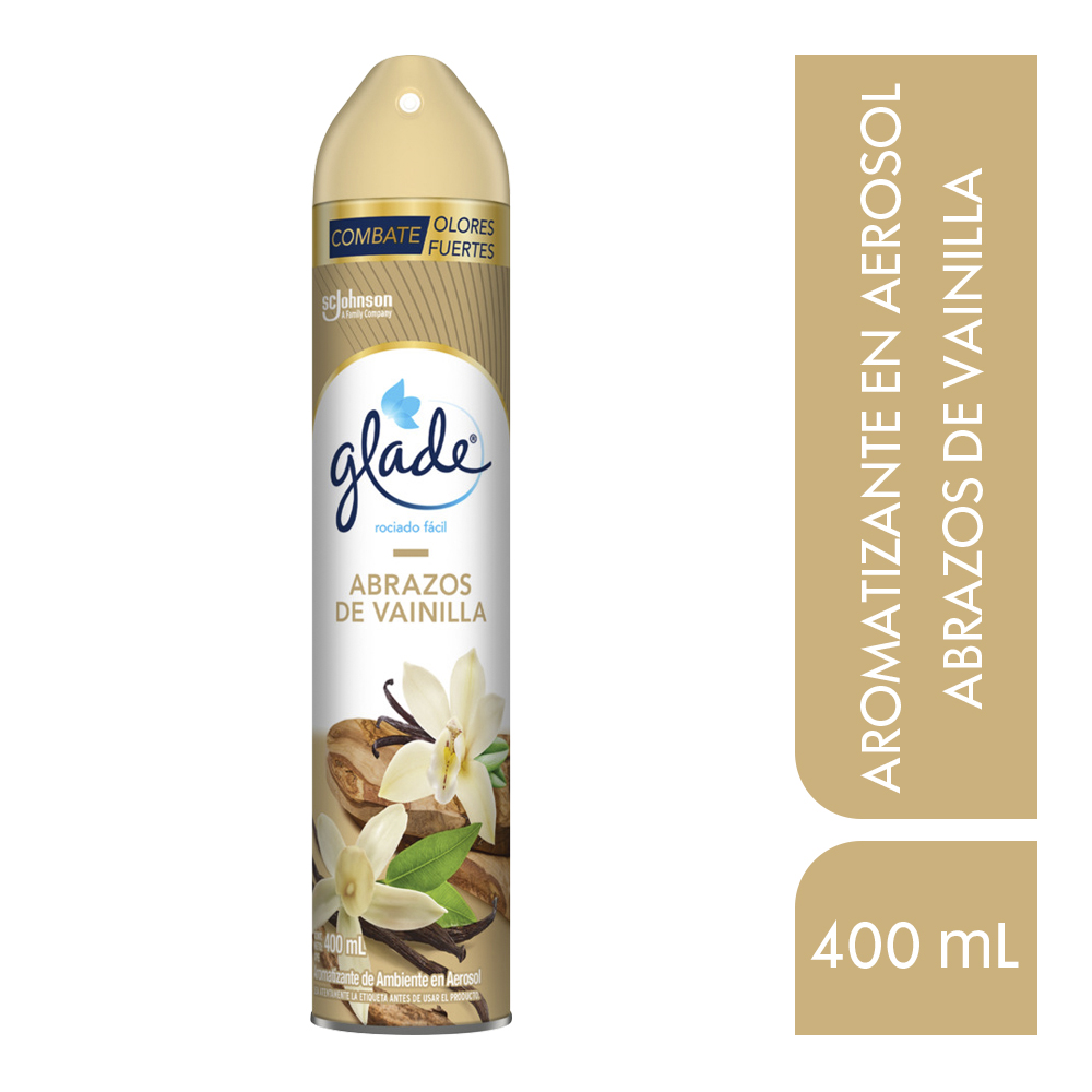 Glade Aromatizante Aerosol Vainilla, 400ml