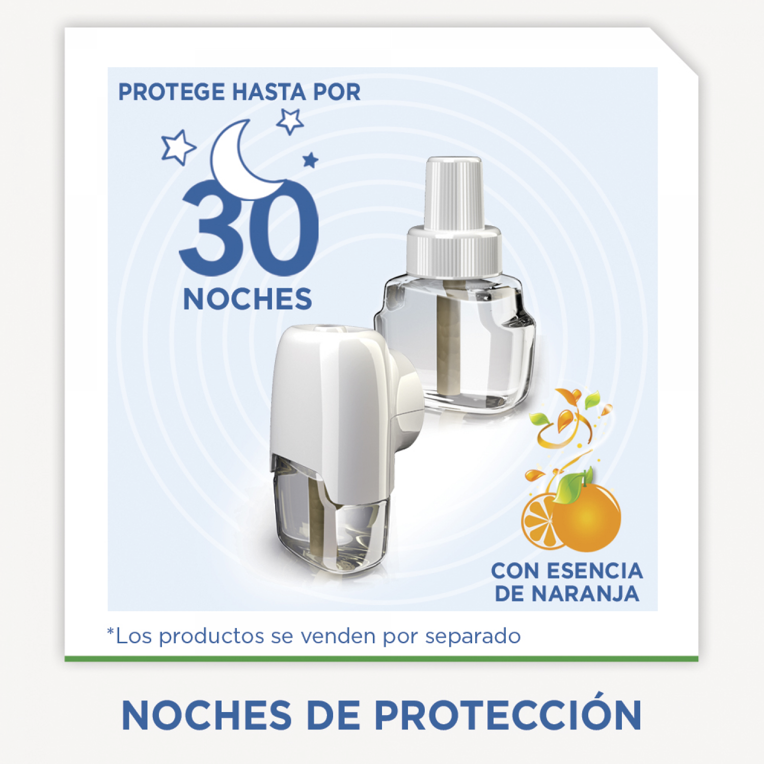 Raid Repelente Líquido Aparato 30 Noches, con aroma Naranja