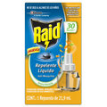 Raid Repelente Líquido Repuesto 30 Noches, con aroma naranja