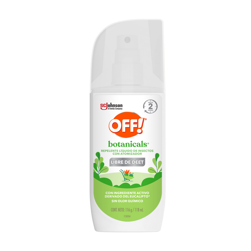 OFF! Botanicals Repelente Líquido de Insectos, 118 ml.