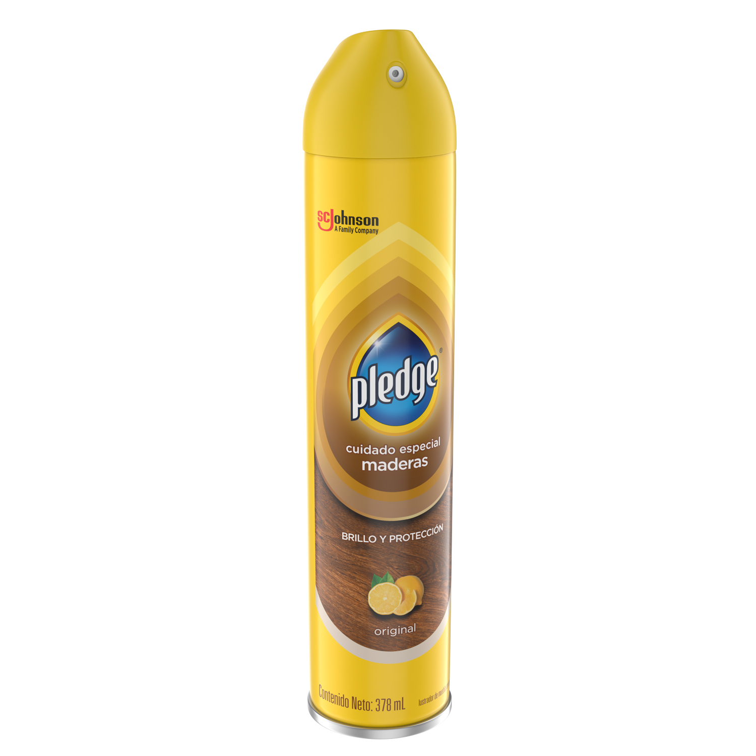 Pledge Maderas Lustrador de Muebles en Aerosol Original 378 mL