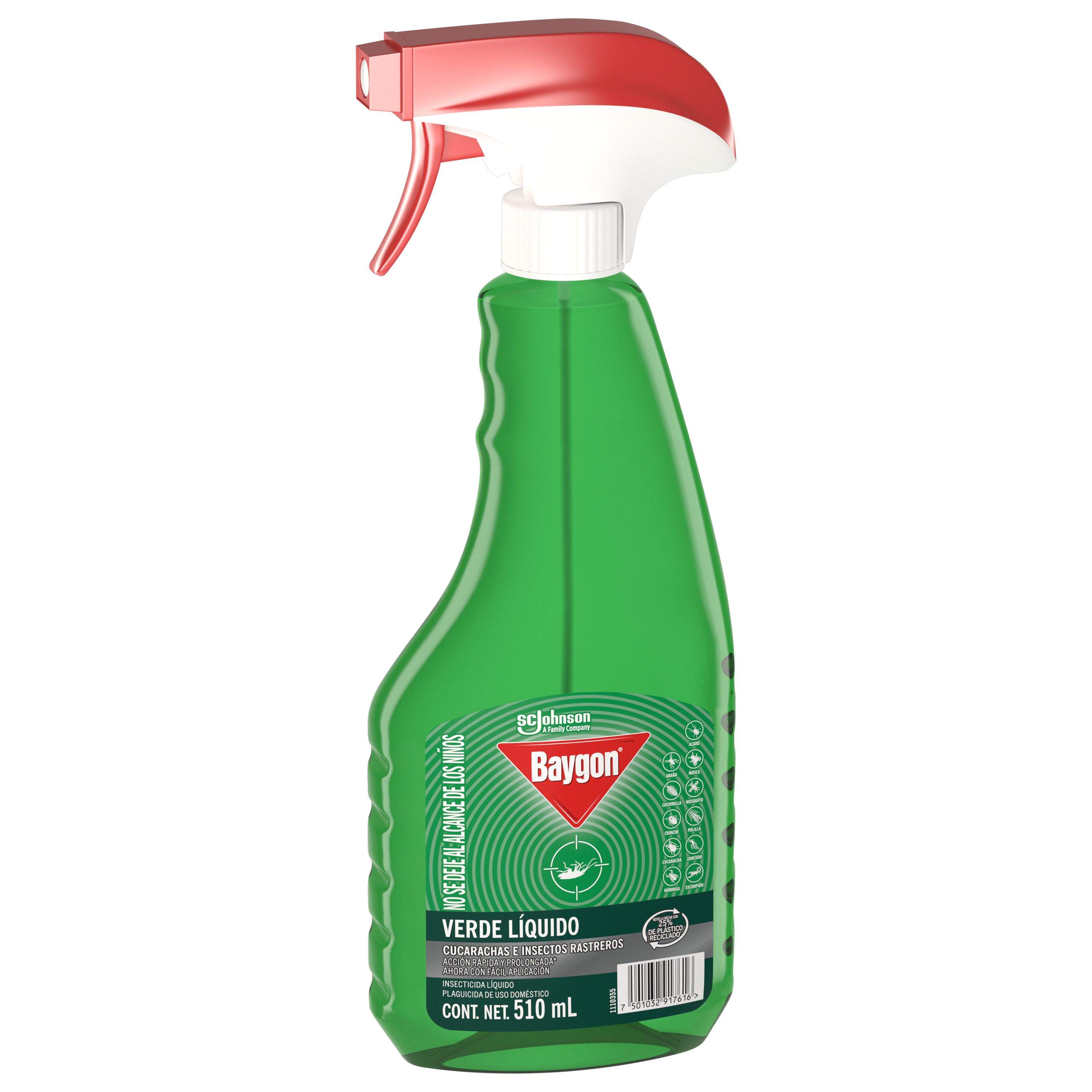 Insecticida Baygon líquido verde 510 ml