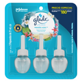 Glade Aceites Naturales 3 Repuestos Paraíso Azul 63 mL