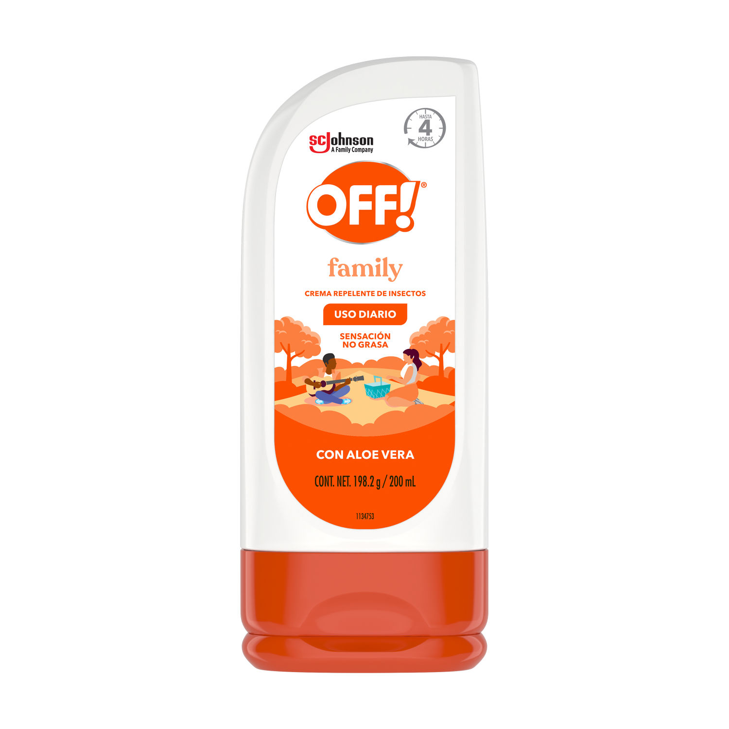 OFF! Family Repelente de Insectos en crema 200ml