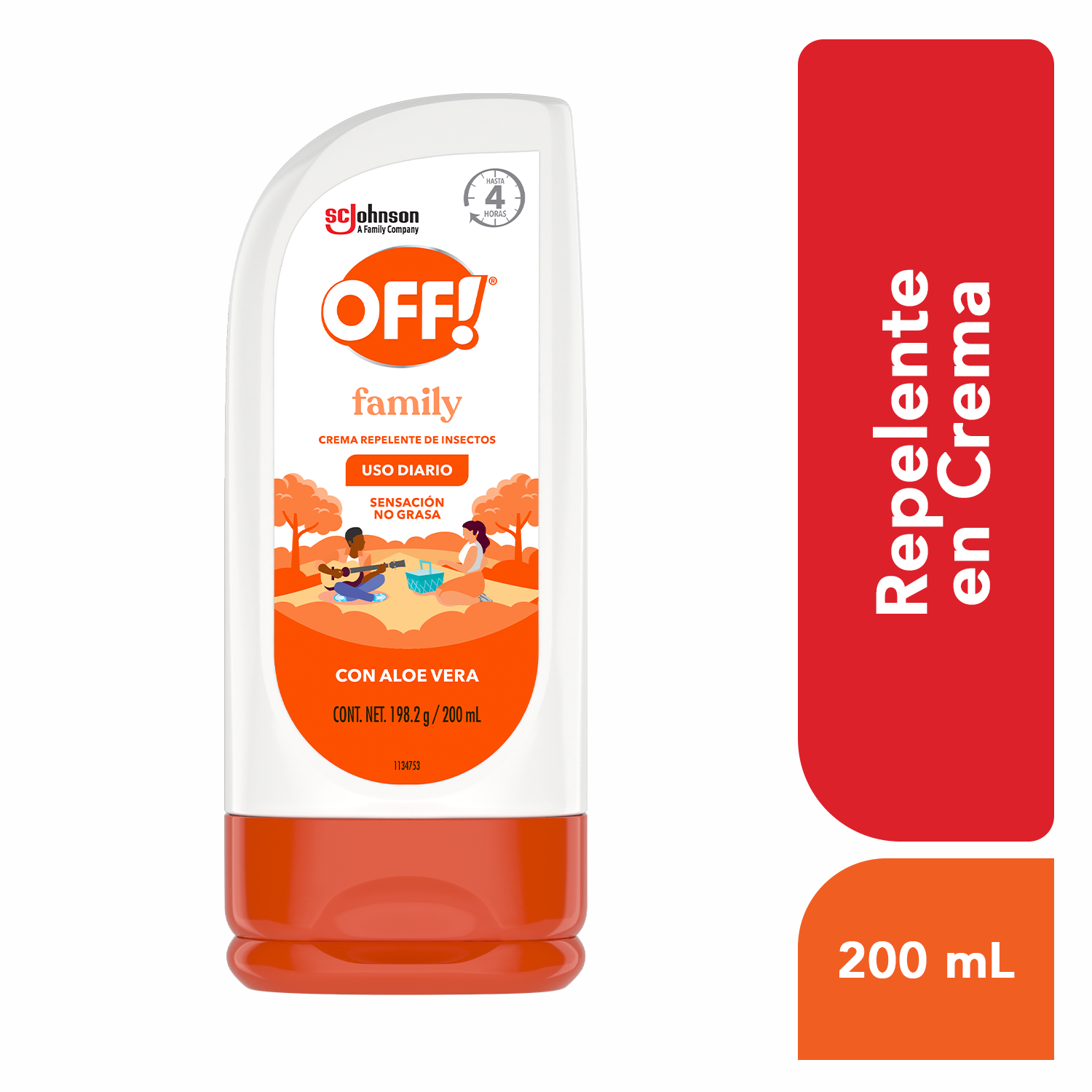 OFF! Family Repelente de Insectos en crema 200ml