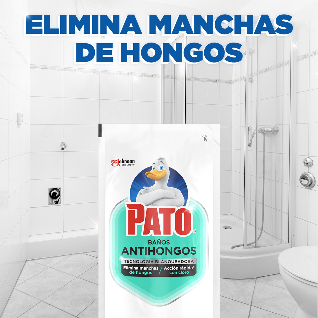 Pato Baño, Antihongos con cloro, Repuesto 500mL