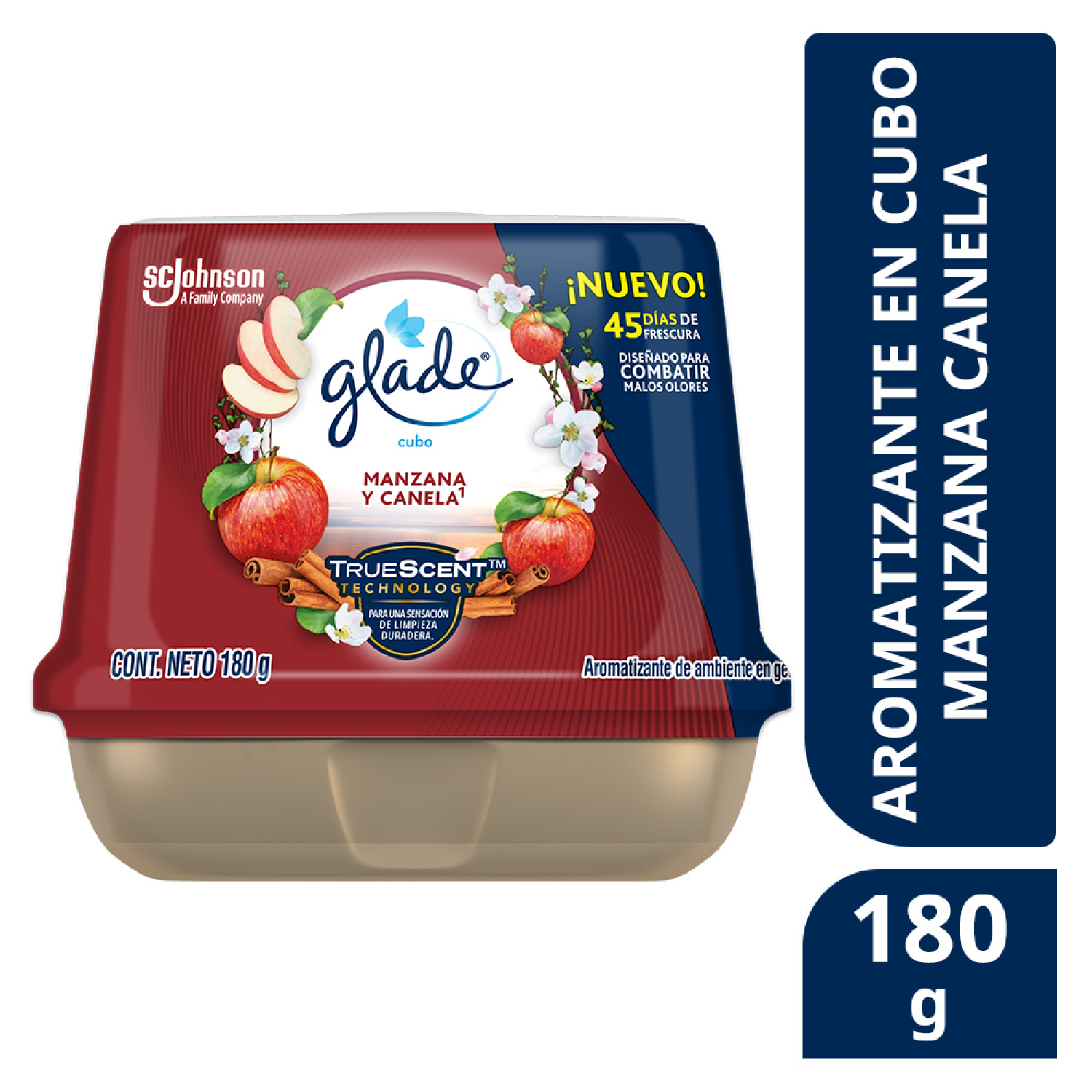 Glade Aromatizante de ambiente en gel Manzana Canela 180g