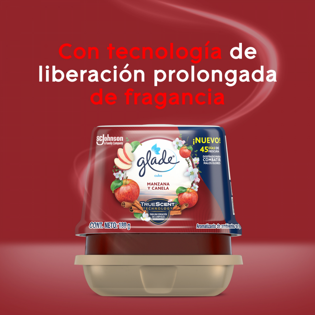 Glade Aromatizante de ambiente en gel Manzana Canela 180g