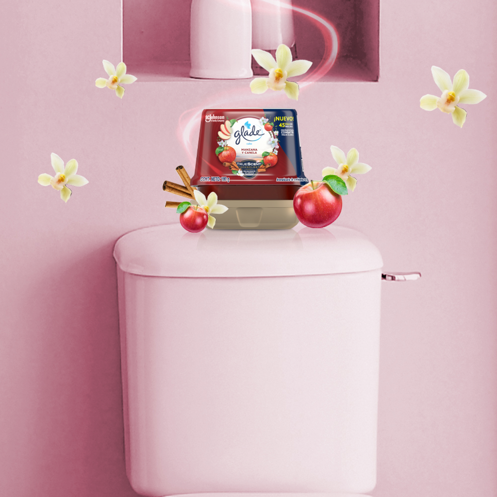 Glade Aromatizante de ambiente en gel Manzana Canela 180g