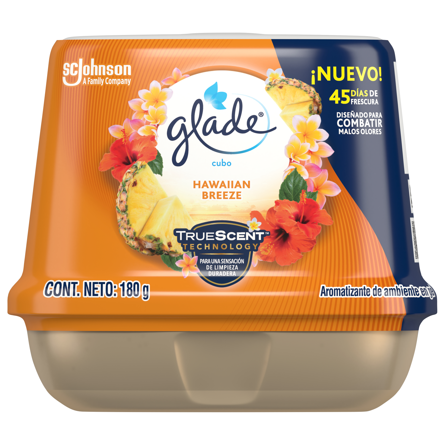 Glade Aromatizante de ambiente en gel Hawaiian Breeze 180g