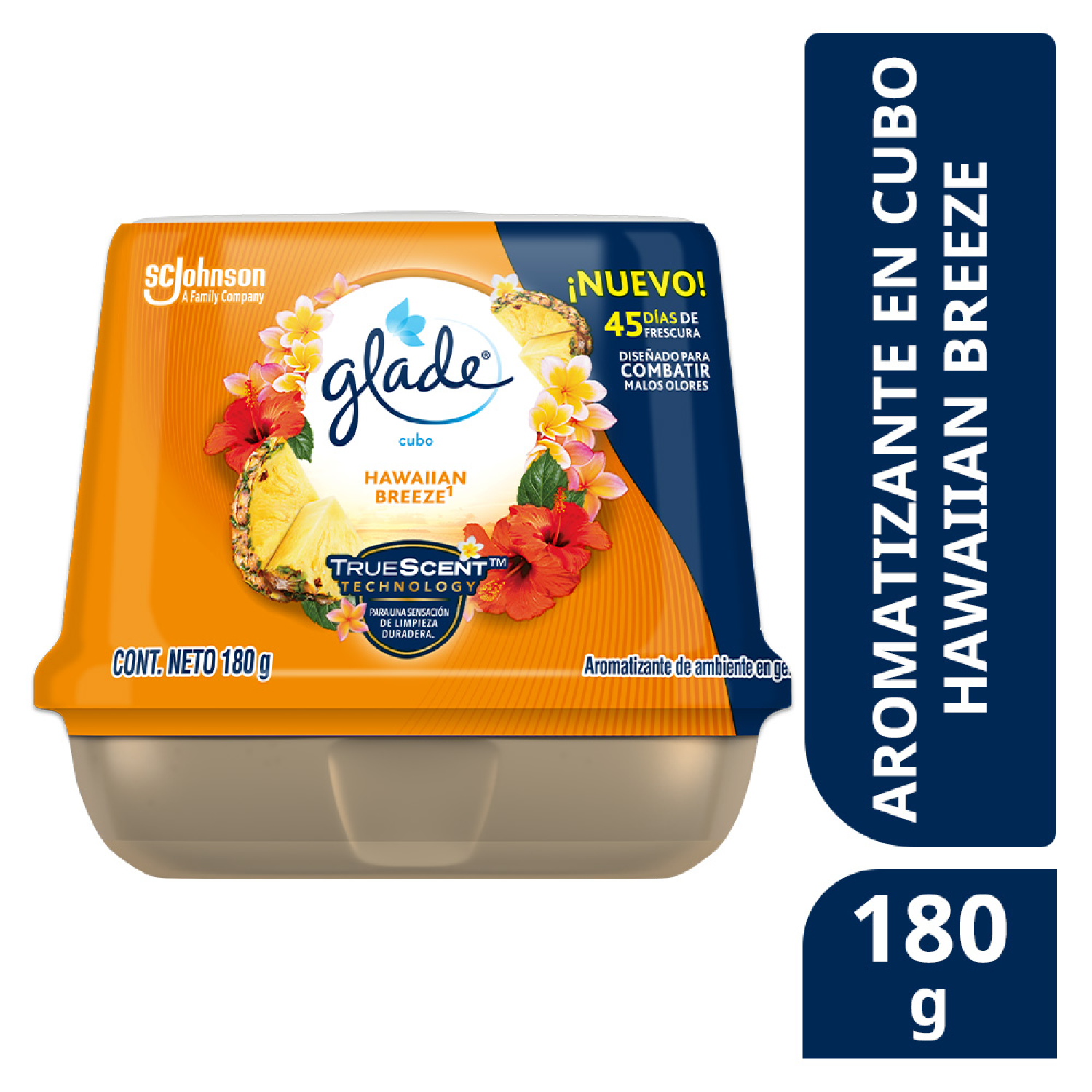 Glade Aromatizante de ambiente en gel Hawaiian Breeze 180g