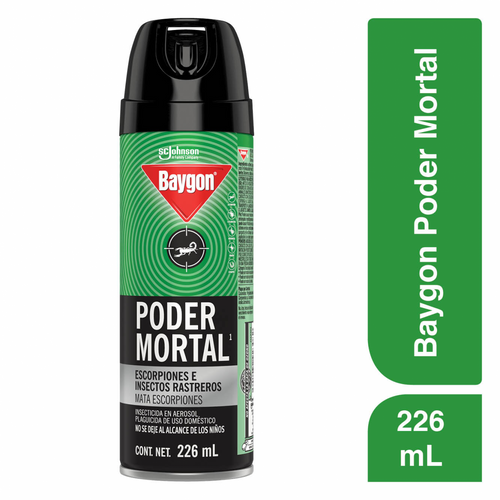 Baygon Poder Mortal Insecticida en Aerosol 226 mL