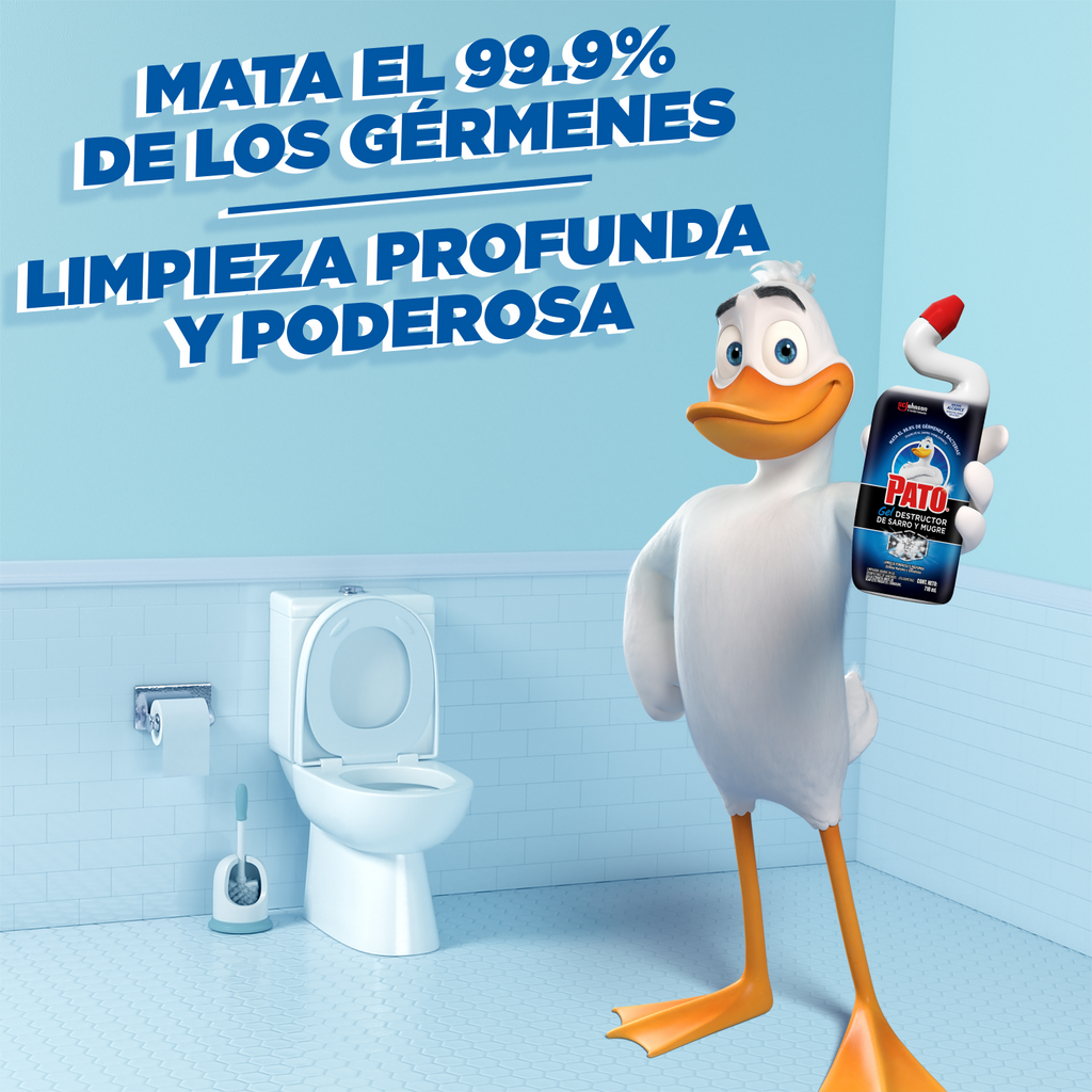 Pato® Líquido Para Sanitarios. Gel Destructor de Sarro. Limpieza Poderosa y Profunda 710 Ml