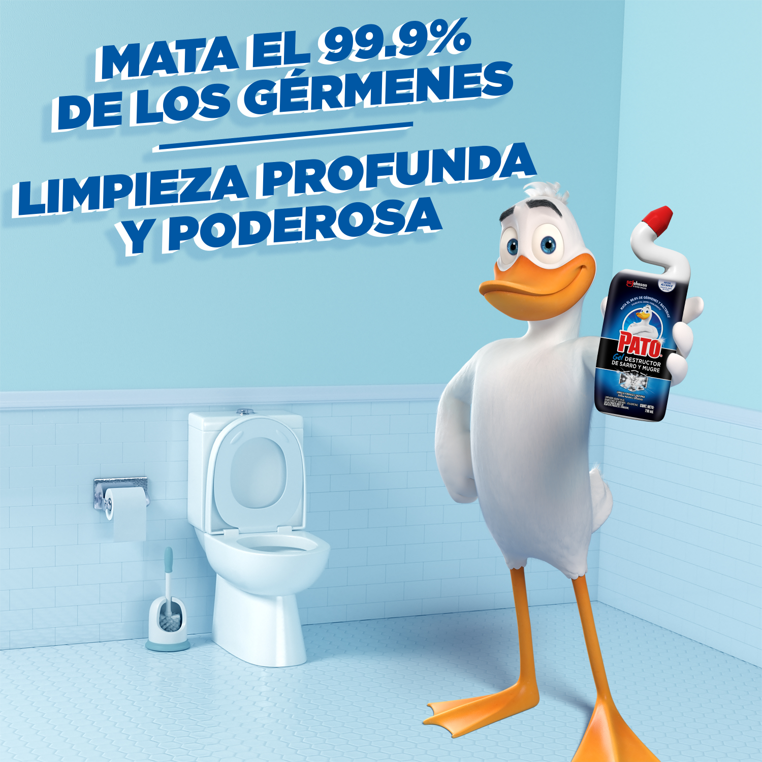 Pato® Líquido Para Sanitarios. Gel Destructor de Sarro. Limpieza Poderosa y Profunda 710 Ml